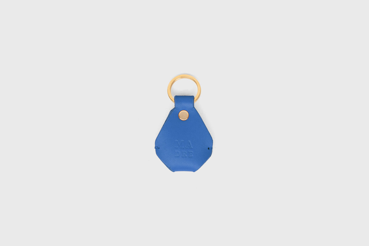 Airtag Key Ring Royal Blue Leather Vegetable Tanned Atelier Madre Manuel Dreesmann Barcelona Spain 2