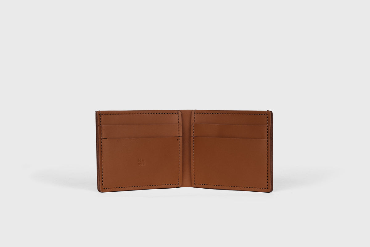 Bifold Wallet Horizontal 6 Slots Dark Brown Leather Atelier Madre Manuel Dreesmann Barcelona Spain 2