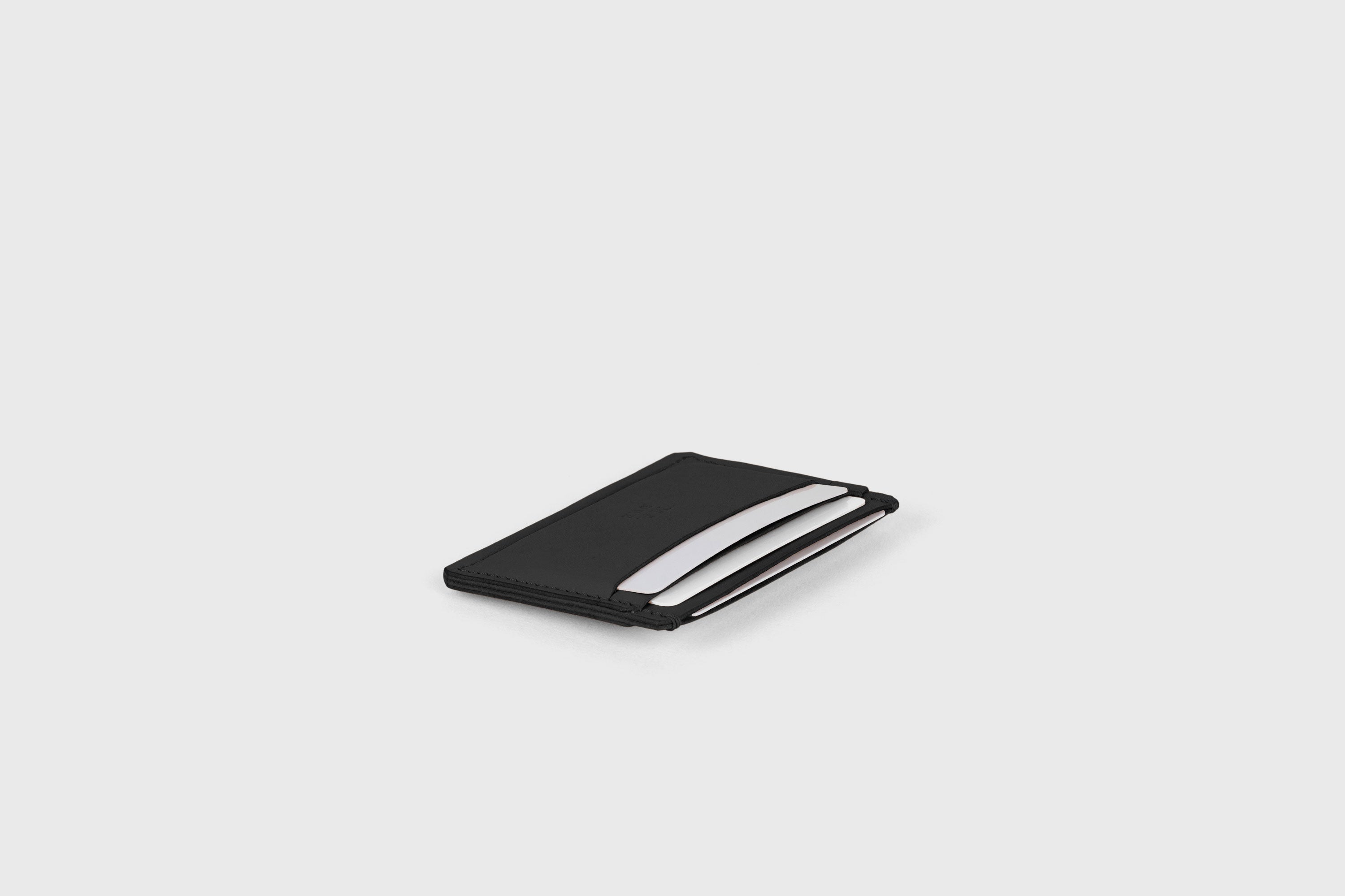 Card Wallet Premium Leather Black Color Slim Minimalist Design Atelier Madre Manuel Dreesmann Barcelona Spain