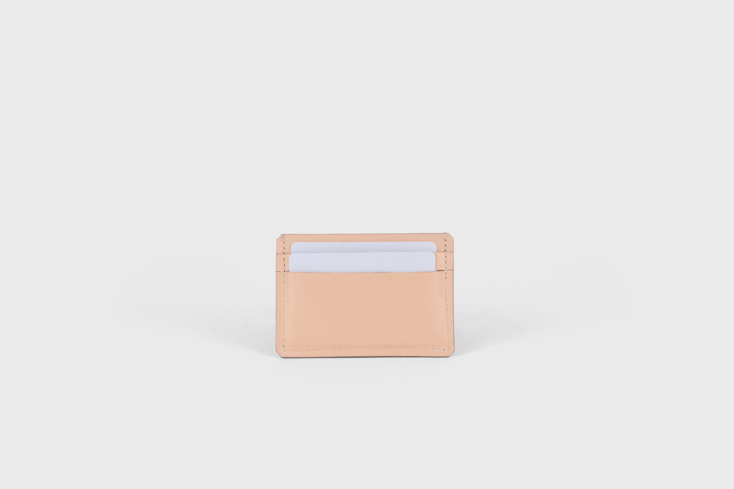 Card Wallet Premium Leather Natural Color Slim Minimalist Design Atelier Madre Manuel Dreesmann Barcelona Spain