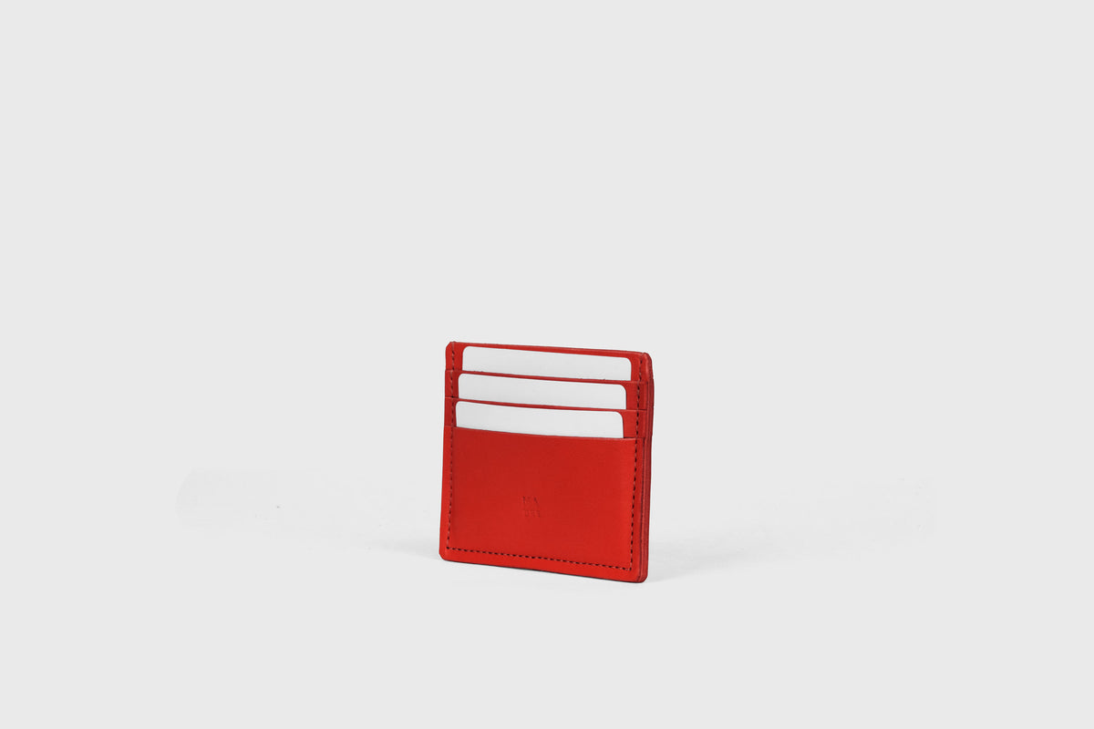 Credit Card Wallet 6 slots Red Leather Atelier Madre Manuel Dreesmann Barcelona Spain 3