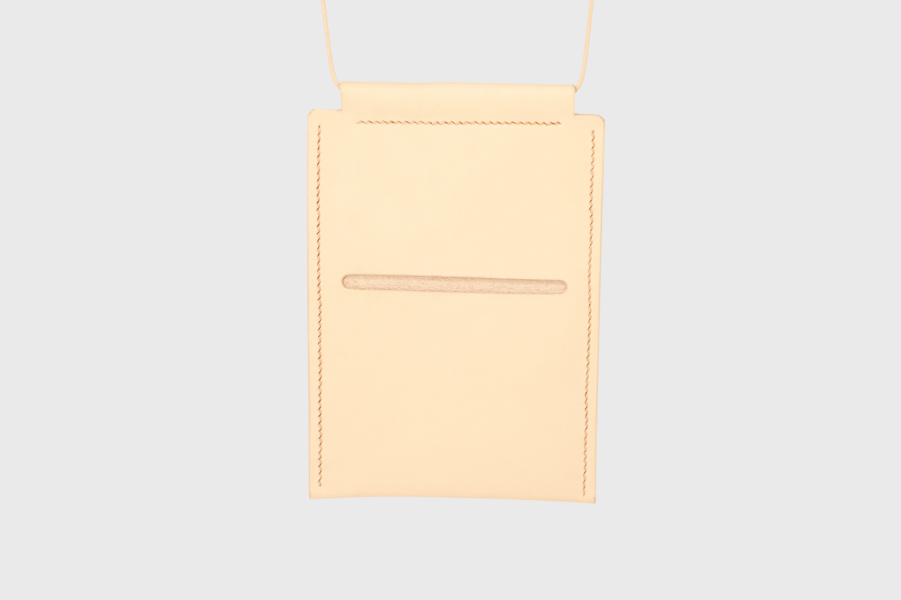 Halstasche gegerbtes Leder