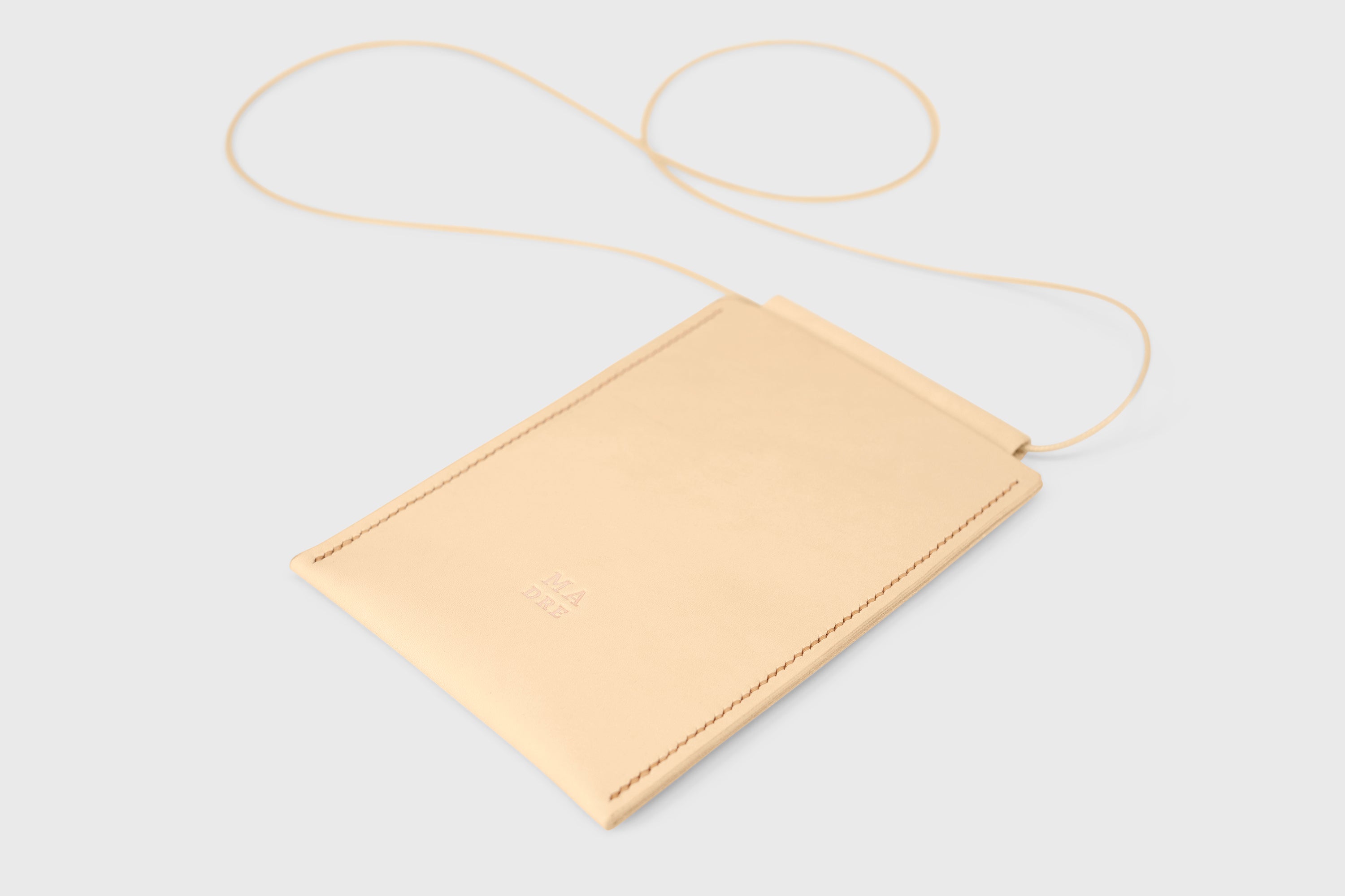 Halstasche gegerbtes Leder