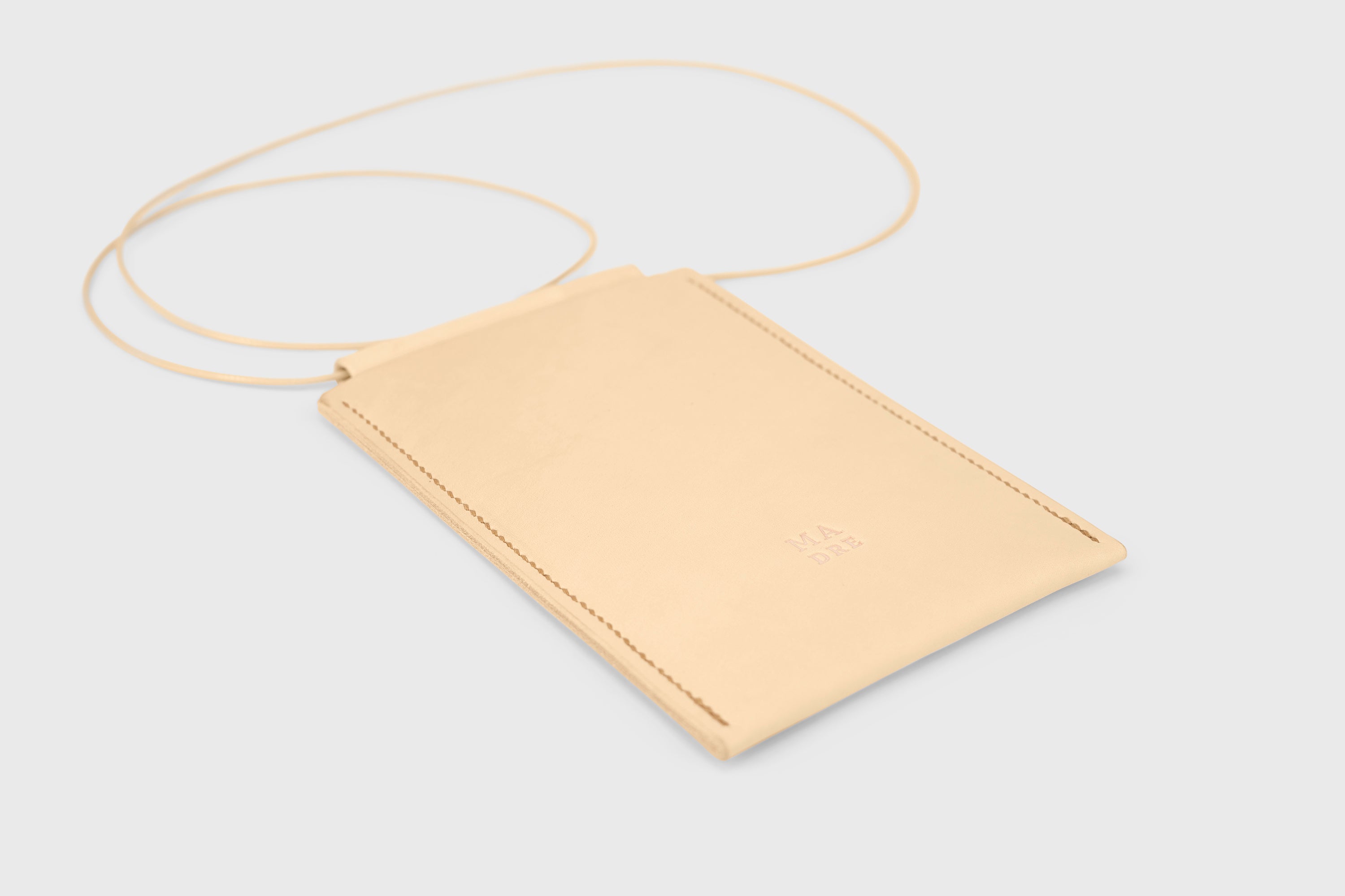 Halstasche gegerbtes Leder