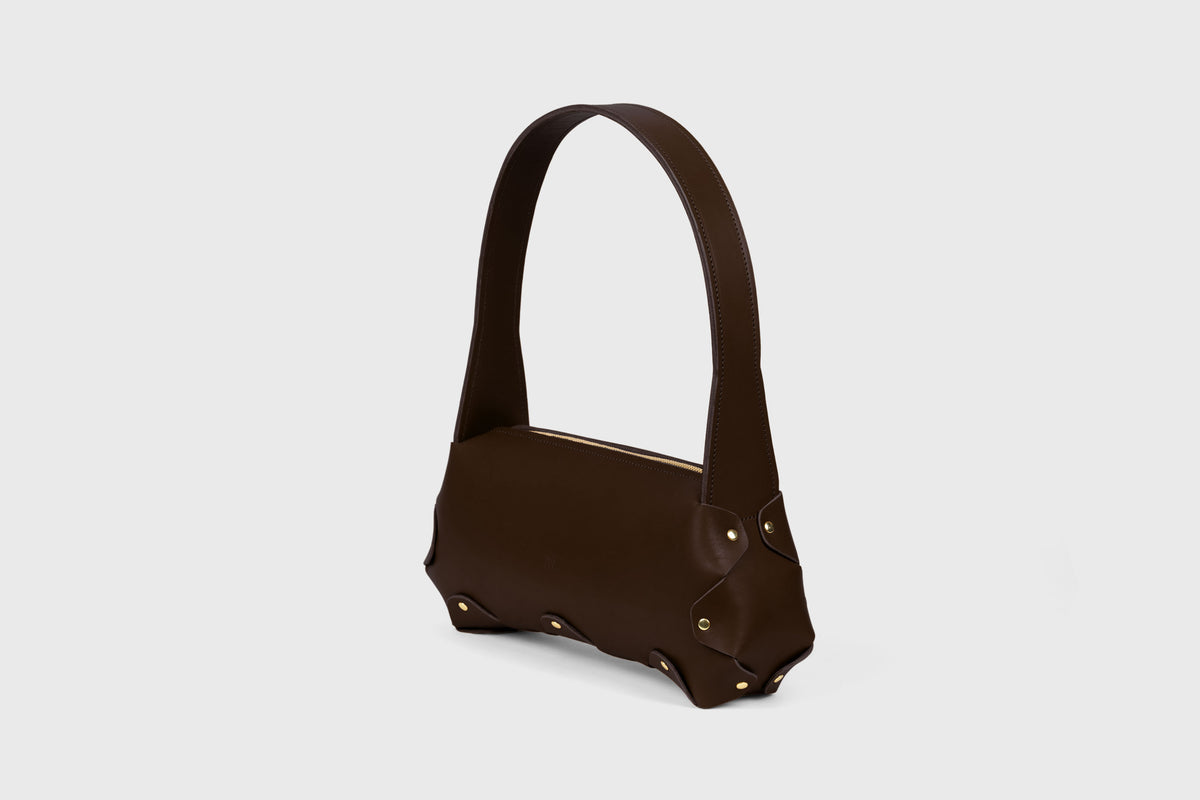 Fiona Bag Chocolate Brown Leather Atelier Madre Manuel Dreesmann Barcelona Spain 2