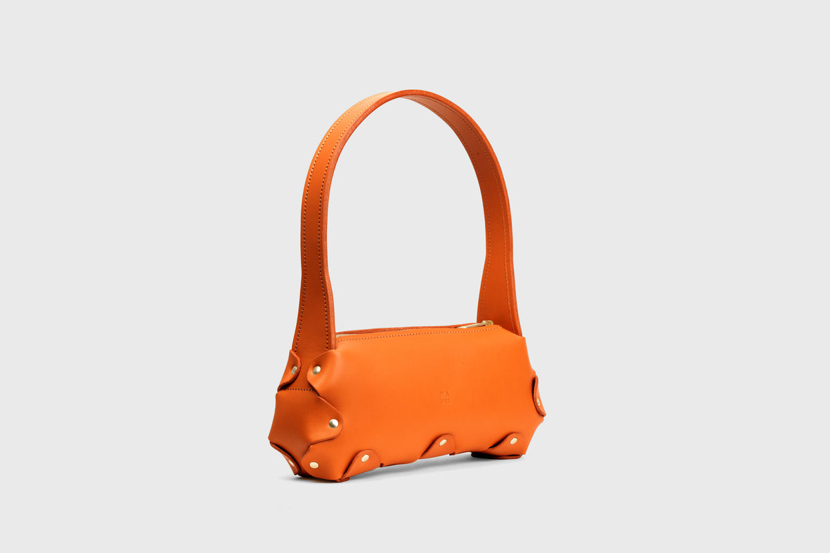 Fiona Bag Orange Color Leather Manuel Dreesmann Atelier Madre Barcelona Spain 2