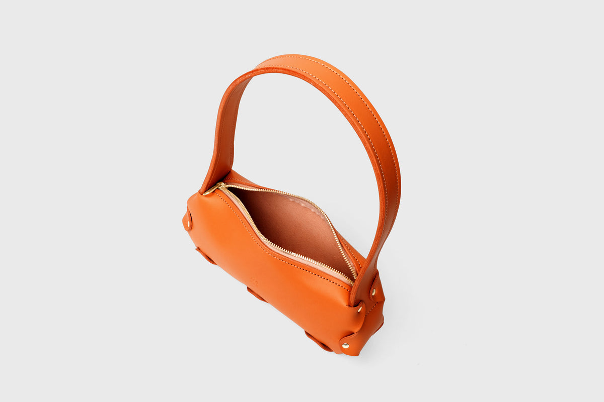 Fiona Bag Orange Color Leather Manuel Dreesmann Atelier Madre Barcelona Spain 5