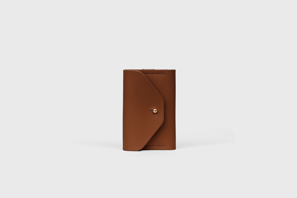 Key And Card Wallet Leather Dark Brown Atelier Madre Manuel Dreesmann Barcelona Spain 1
