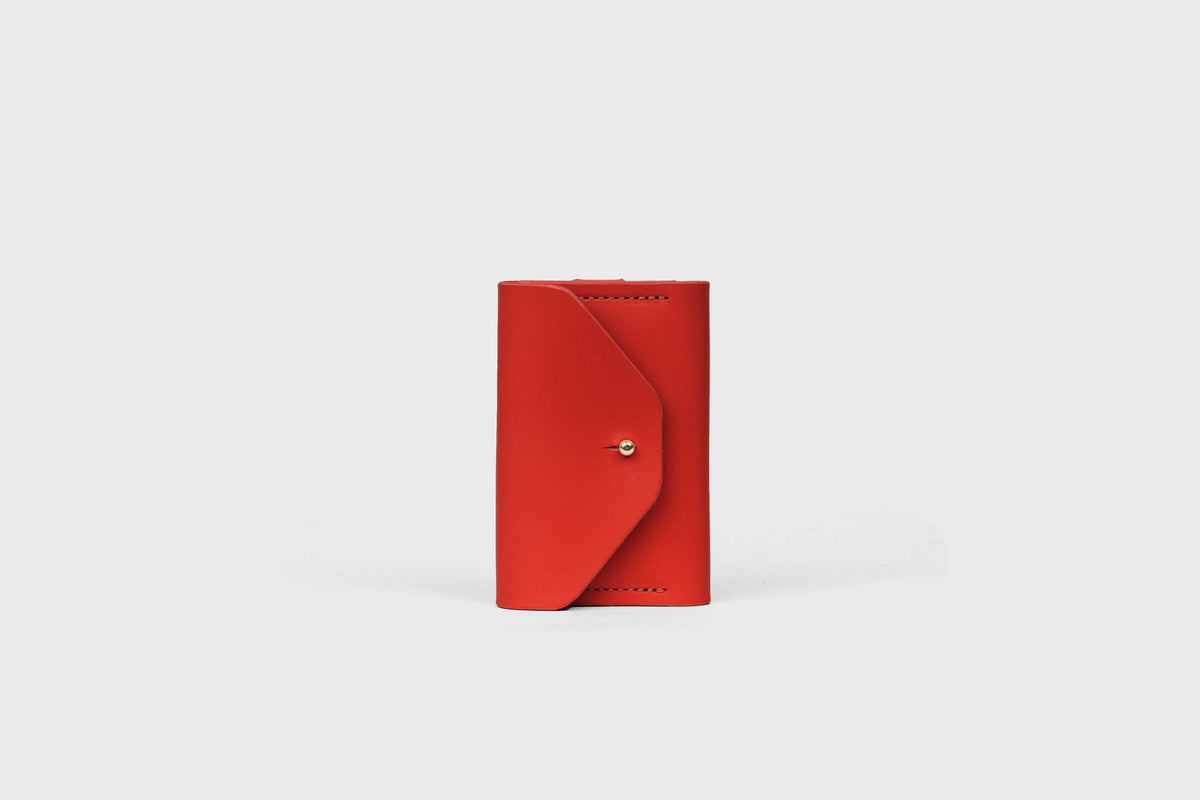 Key And Card Wallet Leather Red Atelier Madre Manuel Dreesmann Barcelona Spain 1