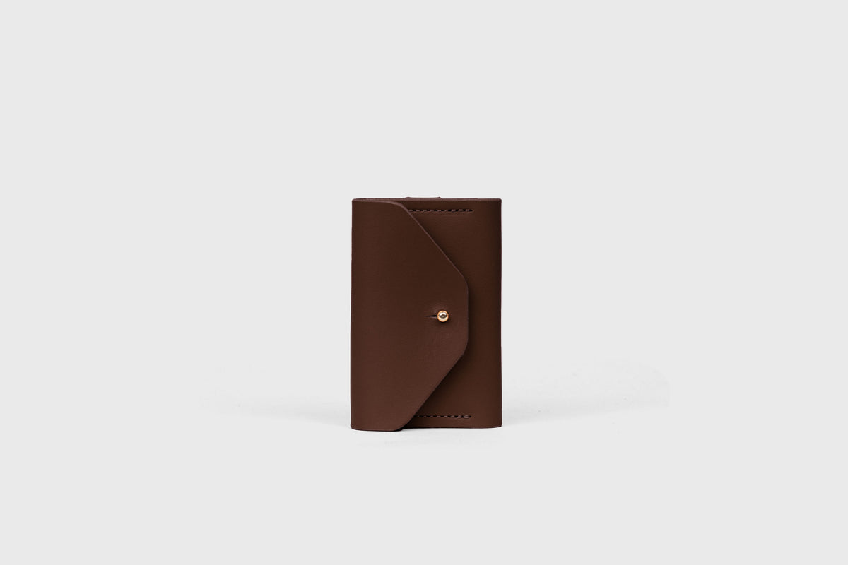 Key and Card Wallet Leather Chocolate Brown Atelier Madre Manuel Dreesmann Barcelona Spain 5