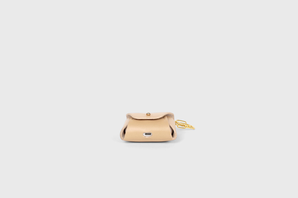 Leather Case Airpods Natural Coloured Pro 1 and 2 generation Atelier Madre Manuel Dreesmann Barcelona 5