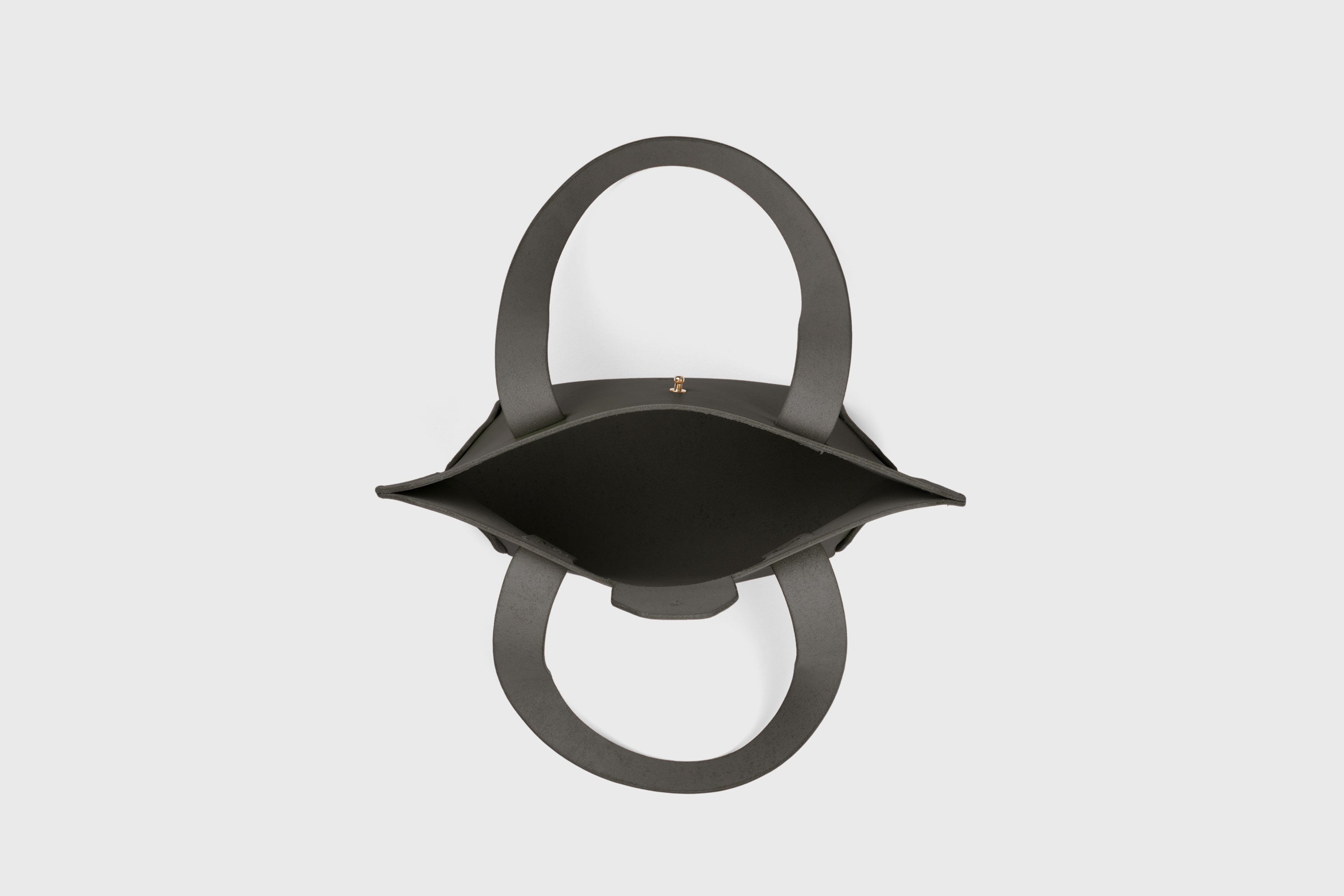 Mini Tote Bag Olive Green Color Leather Handbag Small Modern Minimalist Design Premium Quality Atelier Madre Manuel Dreesmann Barcelona Spain