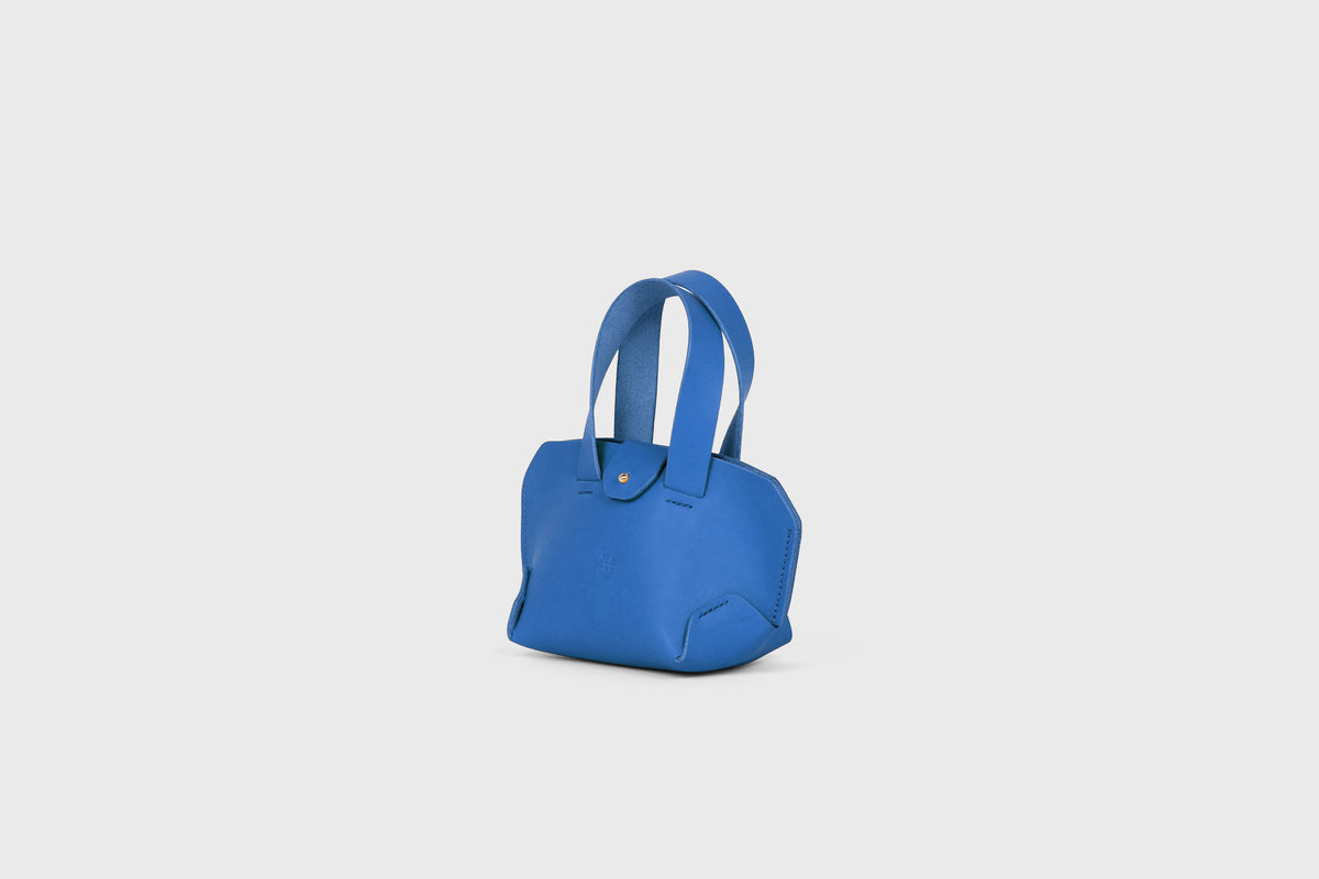 Nano Tote Bag Royal Blue Leather Atelier Madre Manuel Dreesmann Barcelona Spain 5