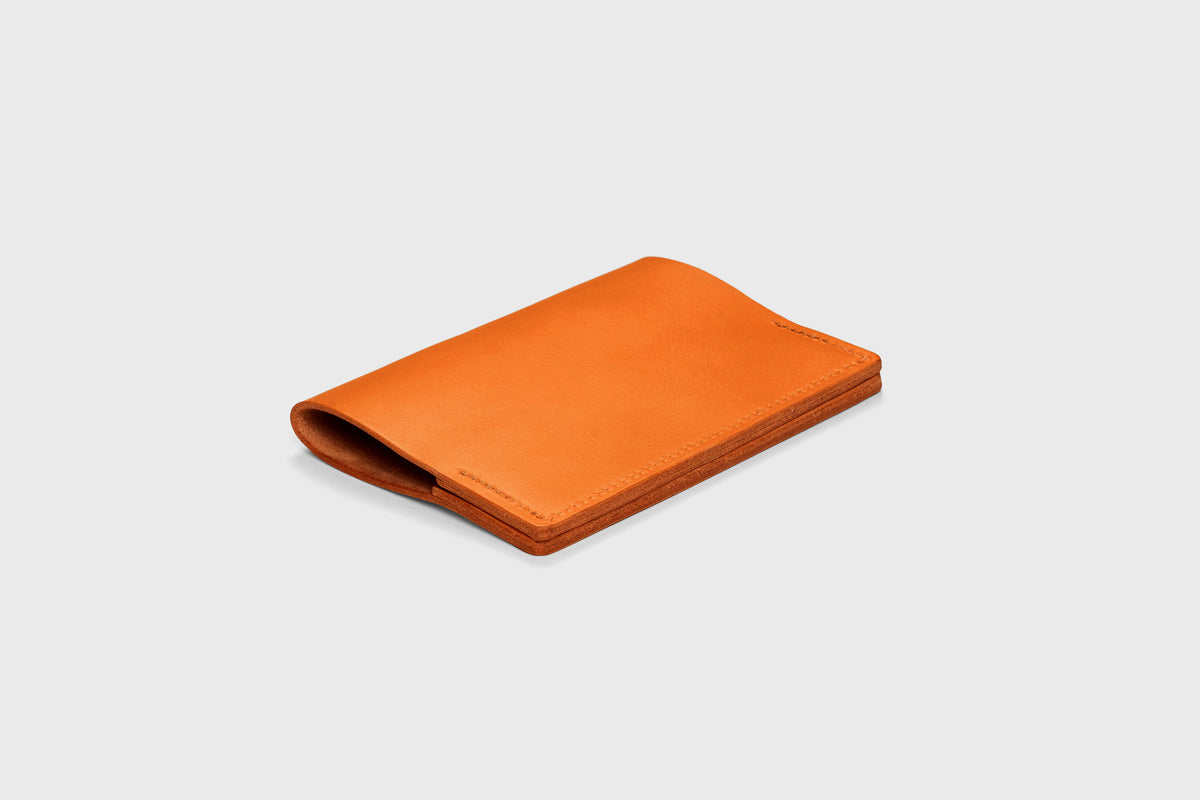 Passport Cover Leather Orange Colour Leather Vegetable Tanned Modern Minimal Design Premium Quality Atelier Madre Manuel Dreesmann Barcelona 4