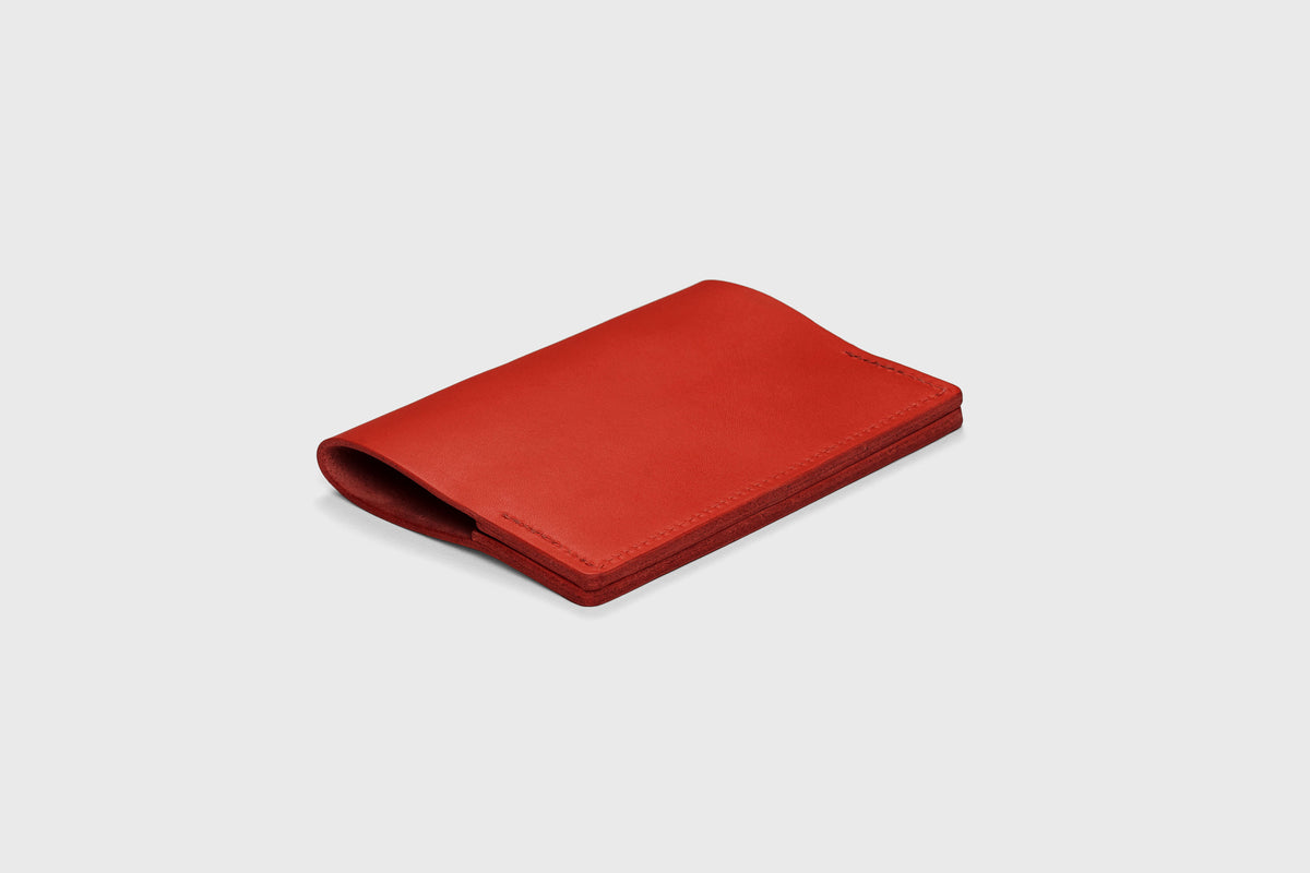 Passport Cover Leather Red Colour Leather Vegetable Tanned Modern Minimal Design Premium Quality Atelier Madre Manuel Dreesmann Barcelona 4