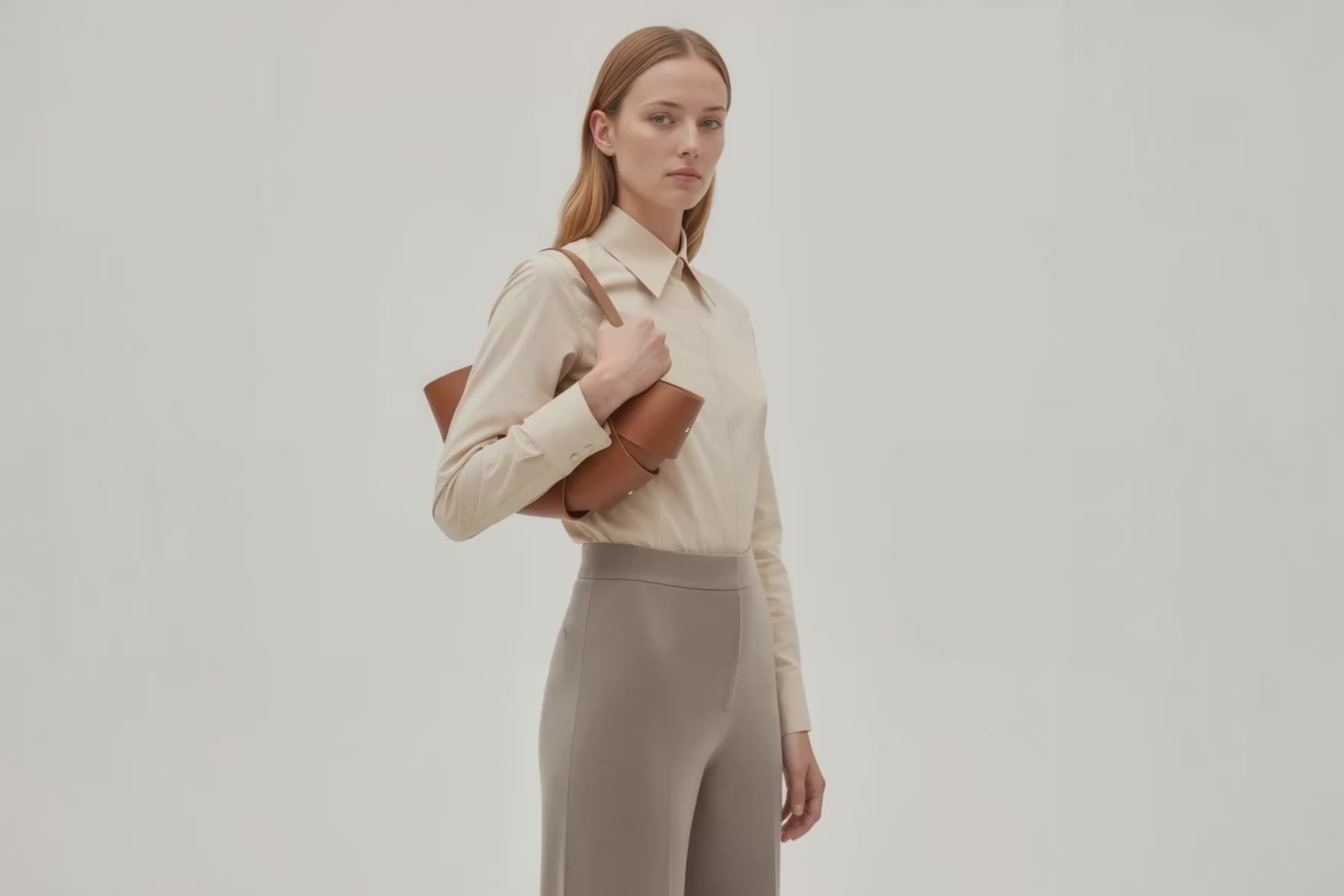 Croissant Bag Dark Brown Color Leather On Model Loop Atelier Madre Manuel Dreesmann Barcelona Video