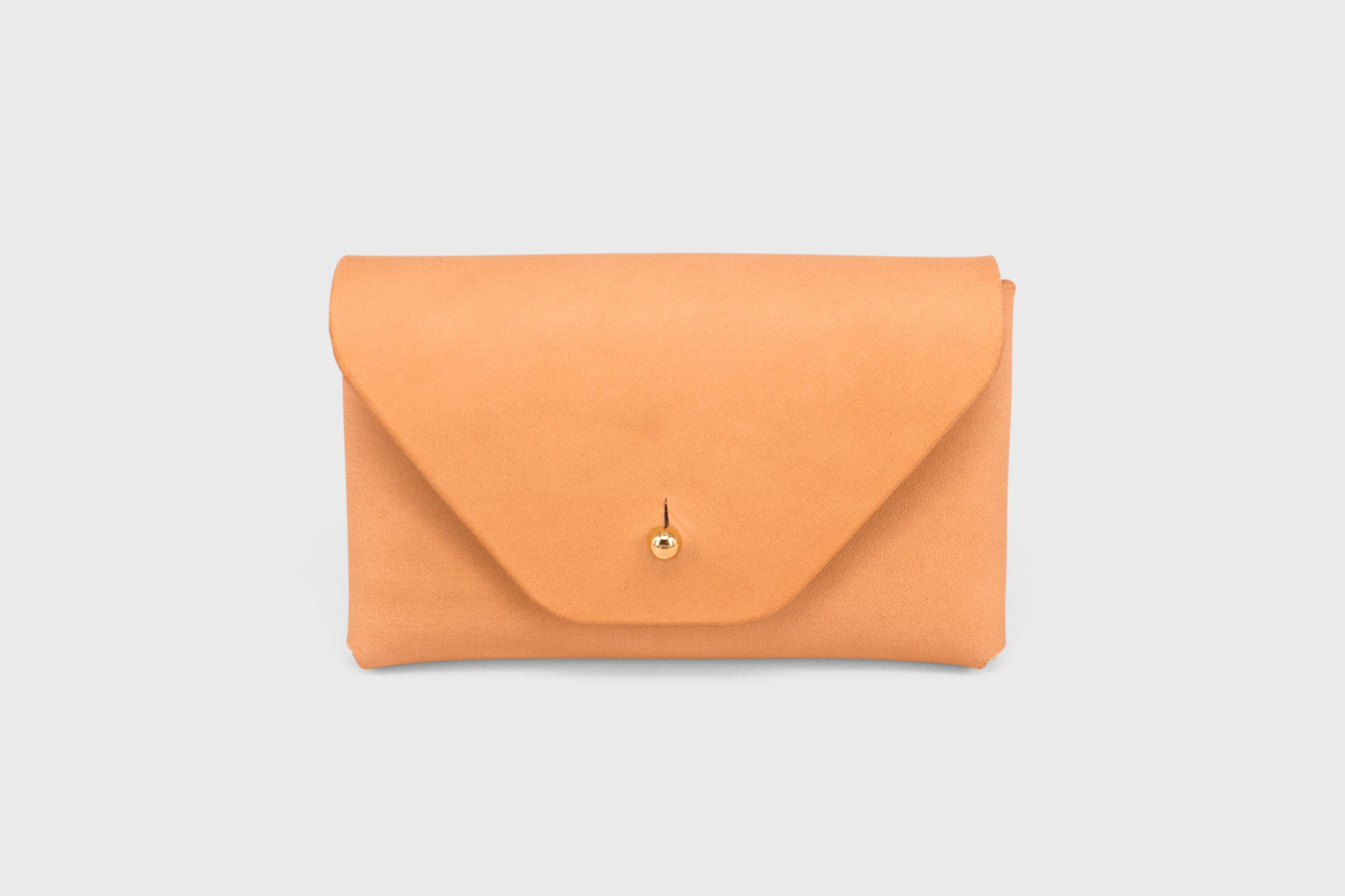 Miniwallet Brown Small Design Vachetta Leather By Manuel Dreesmann Atelier Madre Barcelona