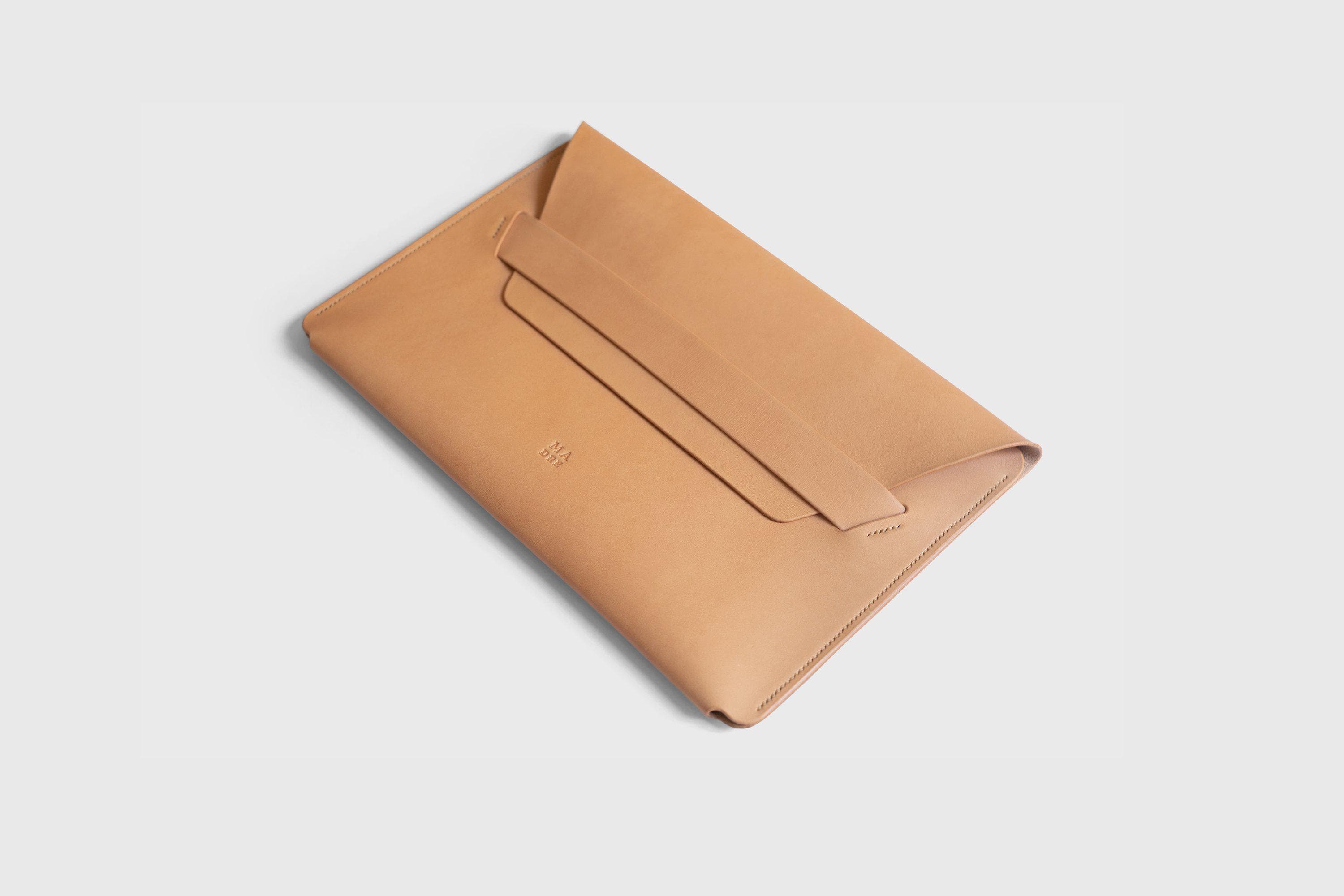 Leather Laptop Sleeve for 11 inch Macbook Pro Brown-Manuel-dreesmann