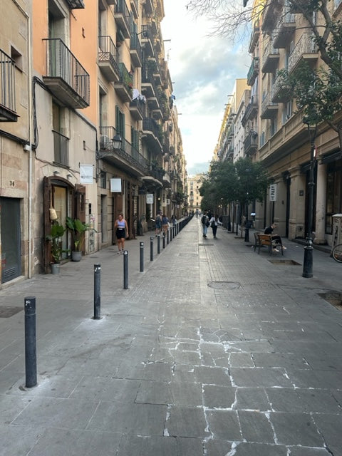 Barcelona in September Street