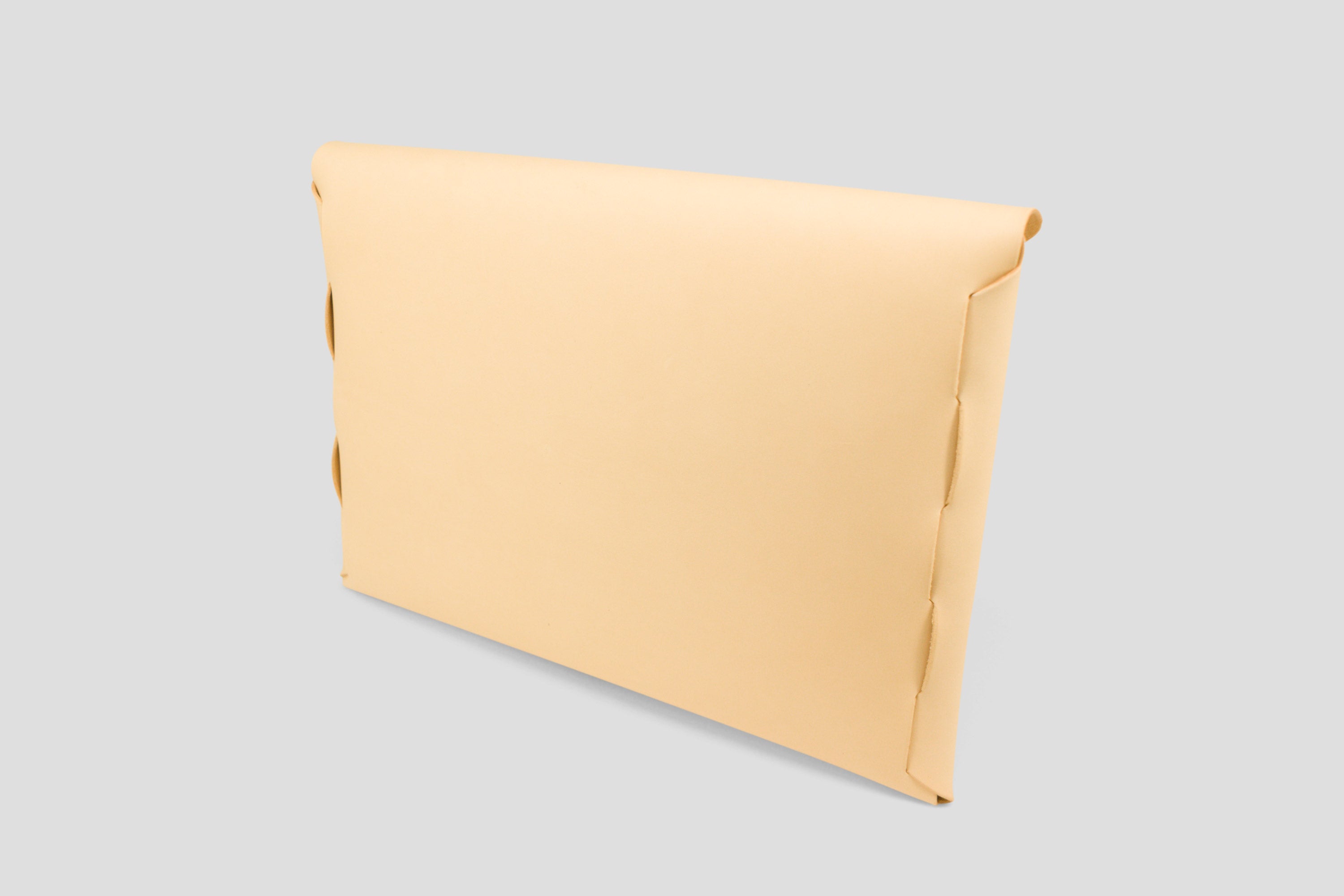 Leather envelop clutch