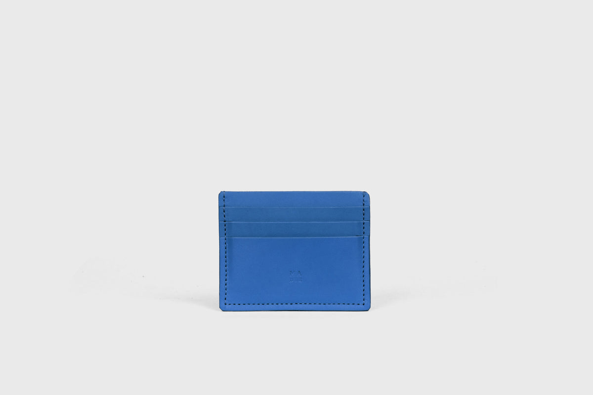 Credit Card Wallet 6 slots Royal Blue Leather Atelier Madre Manuel Dreesmann Barcelona Spain 2