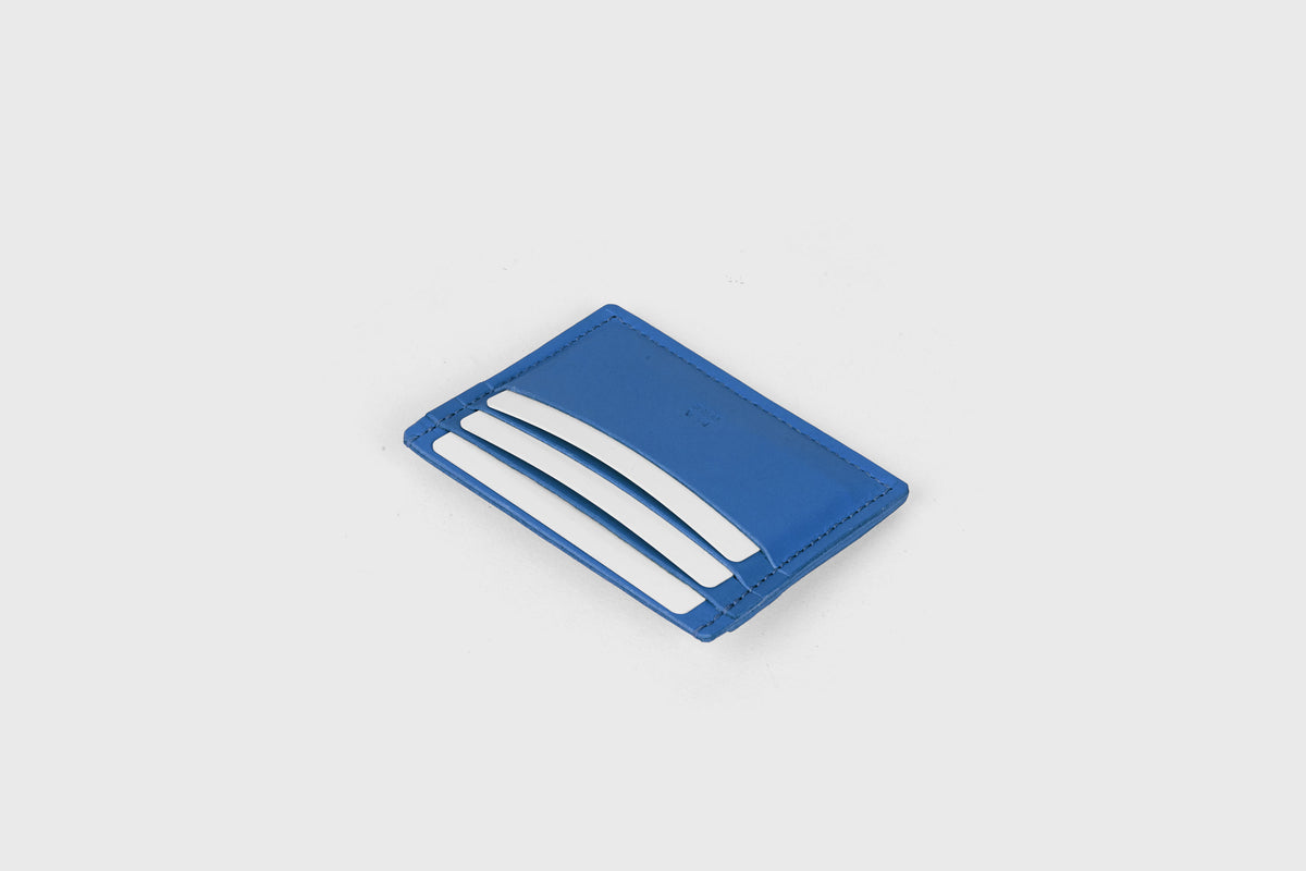 Credit Card Wallet 6 slots Royal Blue Leather Atelier Madre Manuel Dreesmann Barcelona Spain 5