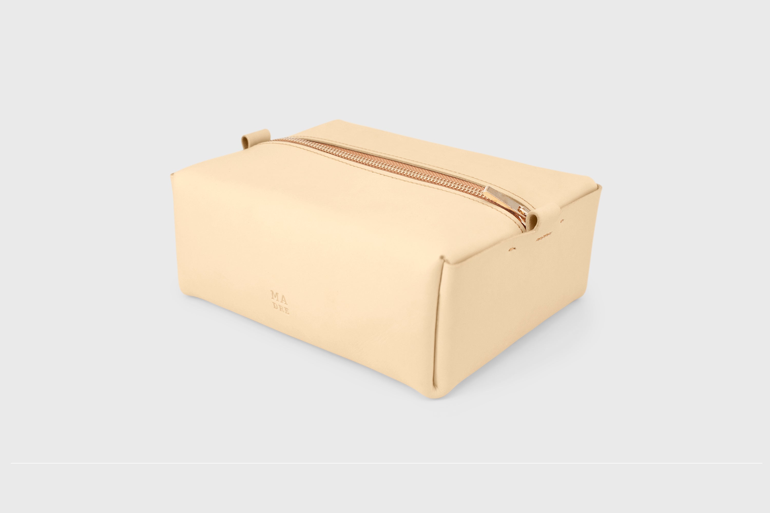 Dopp Kit de piel marrón