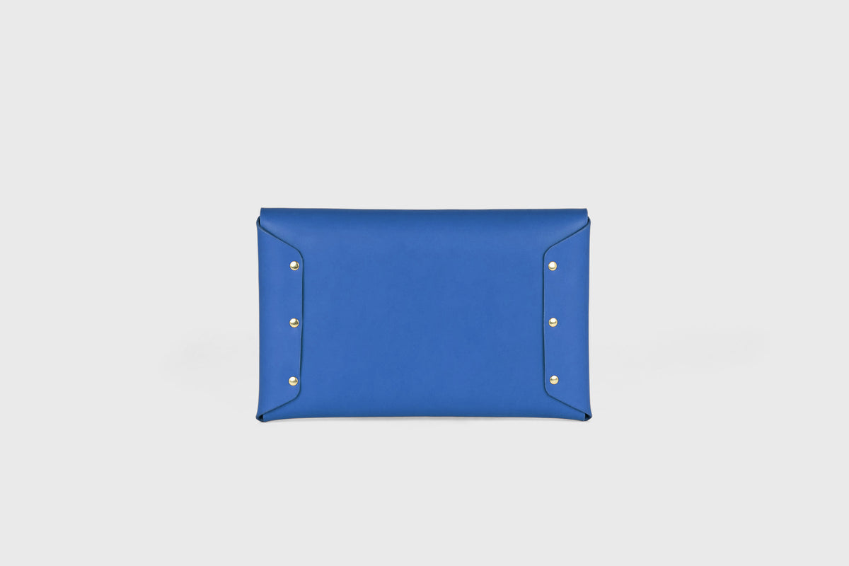 Envelope Clutch Medium Royal Blue Leather Atelier Madre Manuel Dreesmann 13