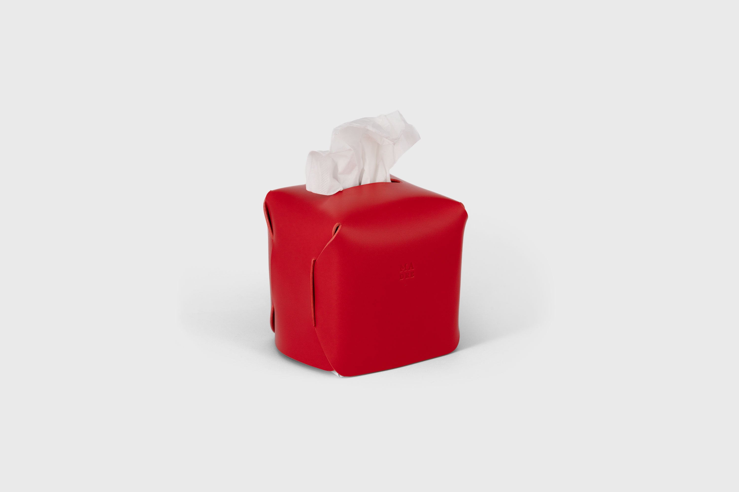 Tissue Box Cover Square Couro