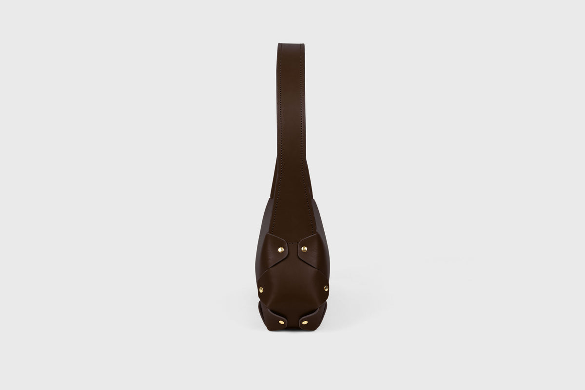 Fiona Bag Chocolate Brown Leather Atelier Madre Manuel Dreesmann Barcelona Spain 3