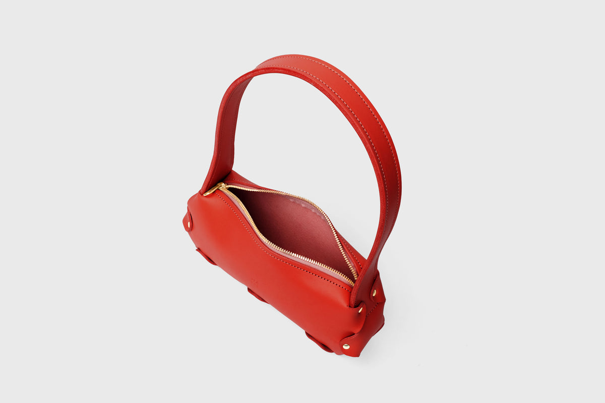 Fiona Bag Red Color Leather Manuel Dreesmann Atelier Madre Barcelona Spain 5