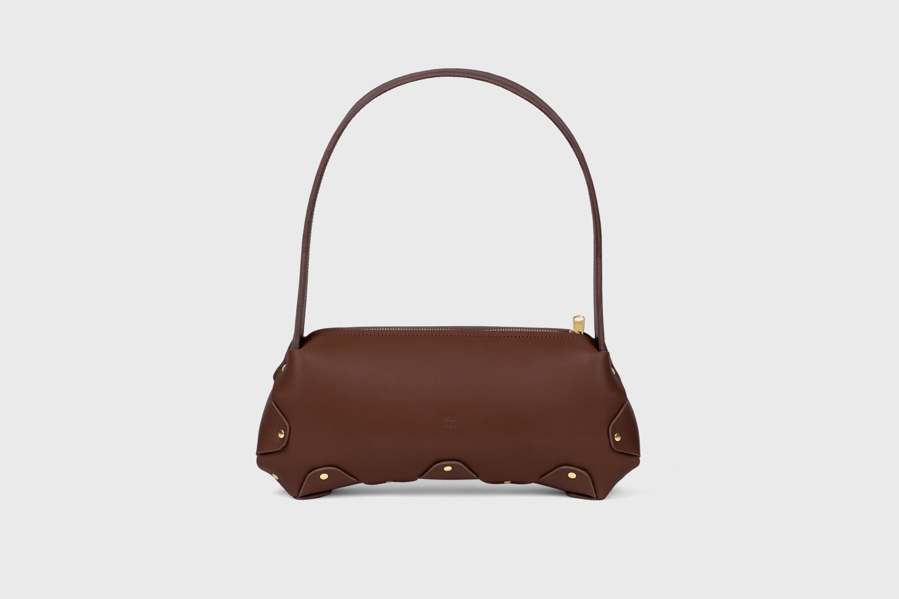 Fiona Leather Bag Dark Brown Color Premium Quality Minimalist Design Atelier Madre Manuel Dreesmann Barcelona Spain