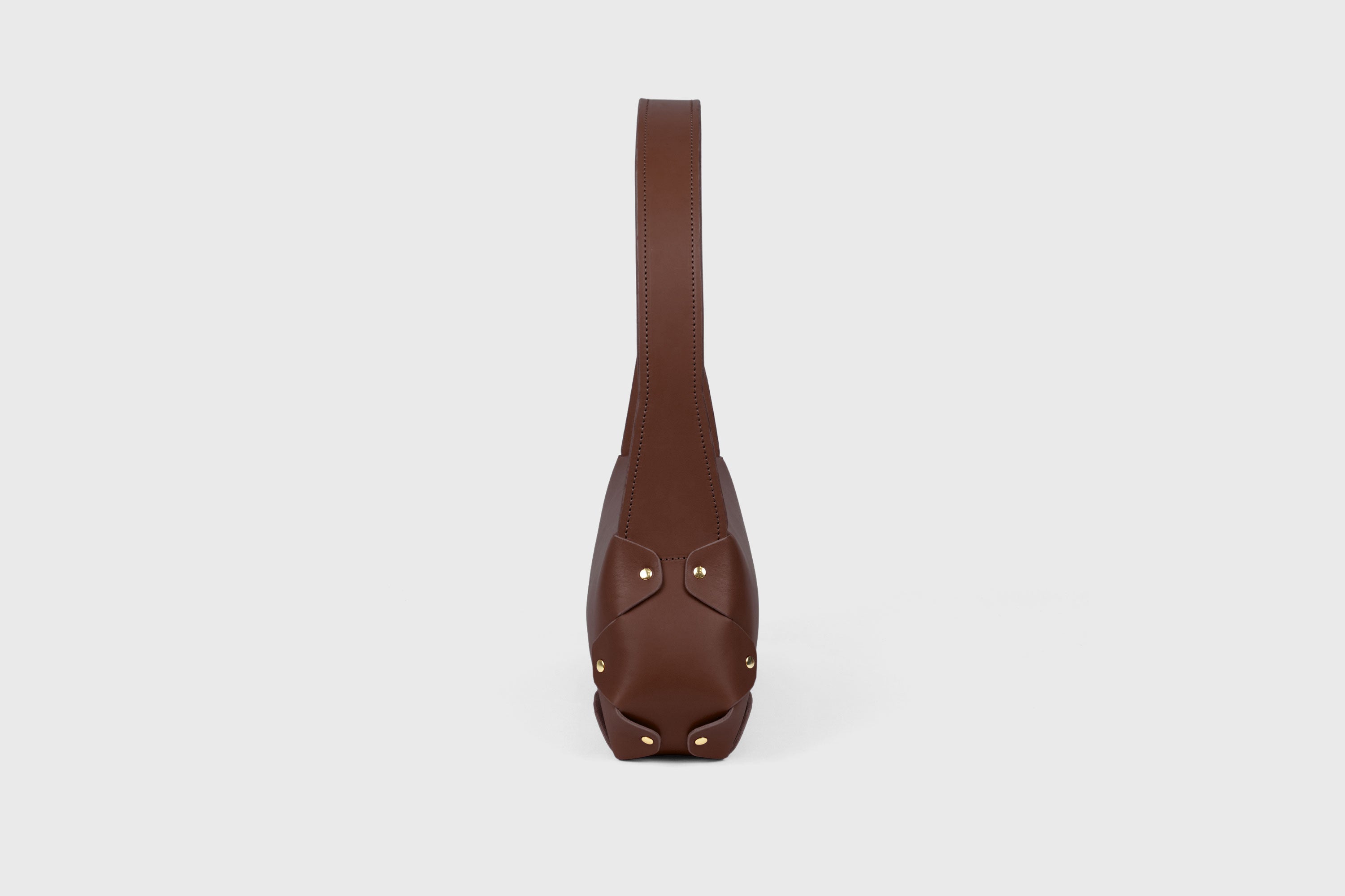 Fiona Leather Bag Dark Brown Color Premium Quality Minimalist Design Atelier Madre Manuel Dreesmann Barcelona Spain