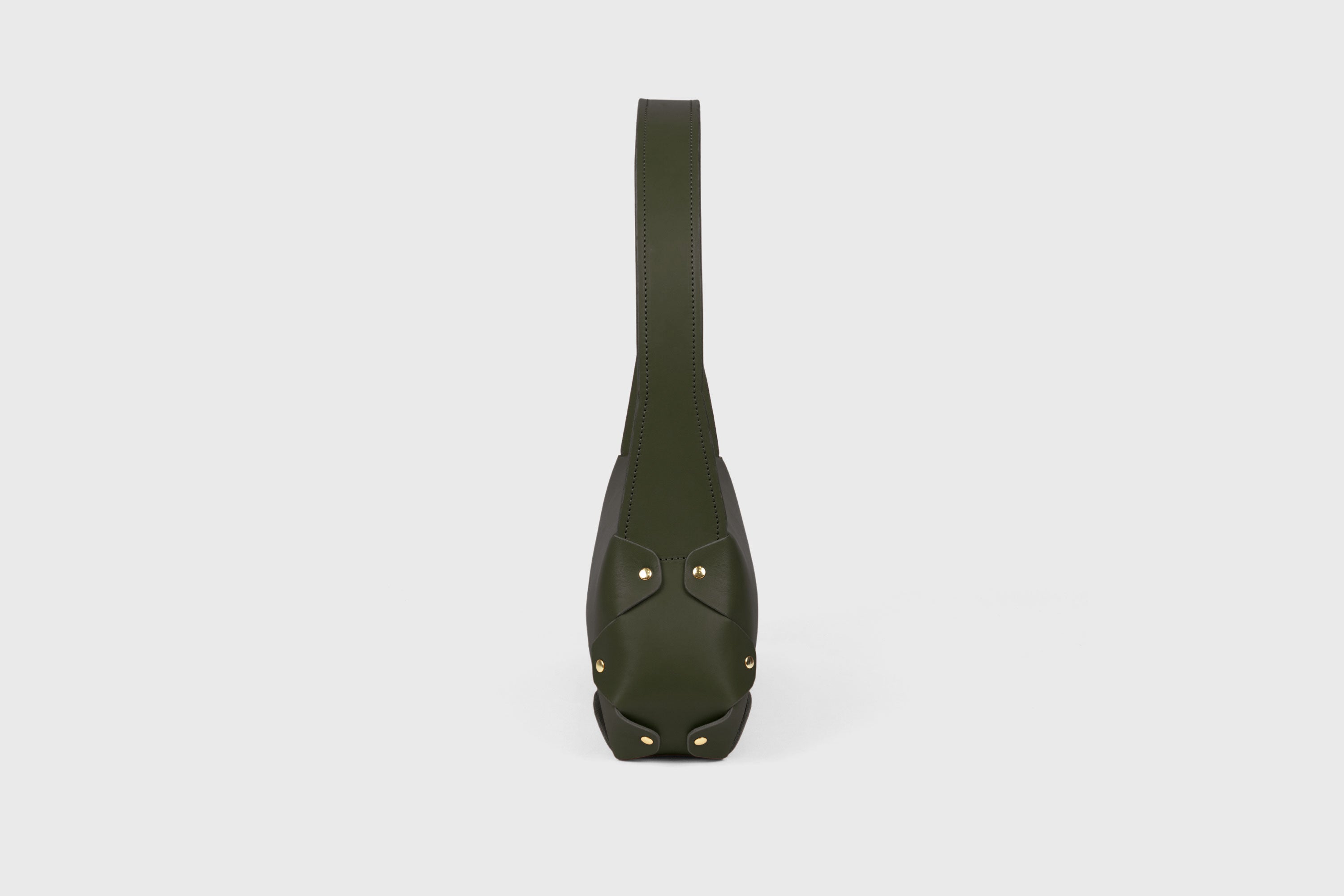 Fiona Leather Olive Green Color Premium Quality Minimalist Design Atelier Madre Manuel Dreesmann Barcelona Spain