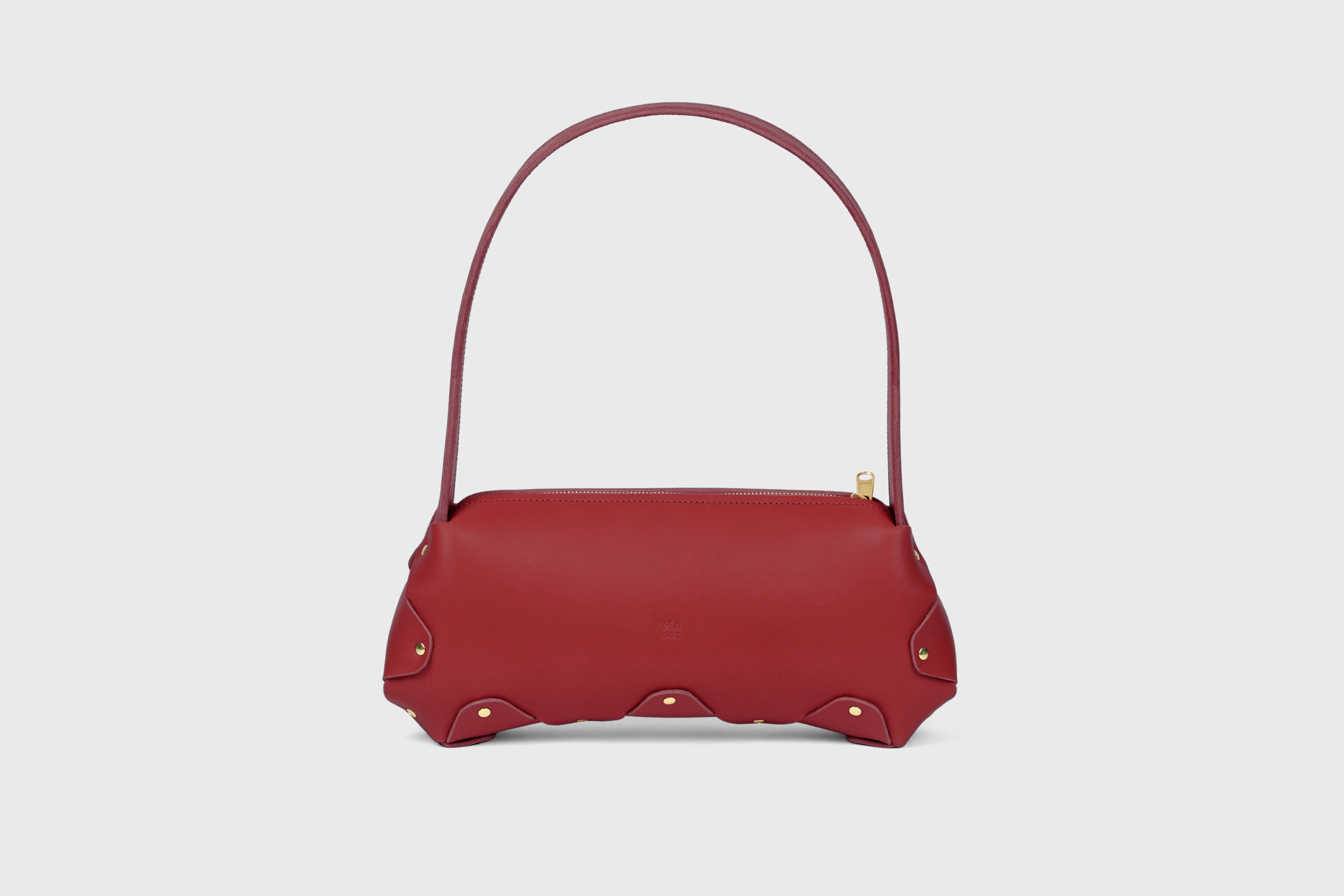 Fiona Leather Red Color Premium Quality Minimalist Design Atelier Madre Manuel Dreesmann Barcelona Spain