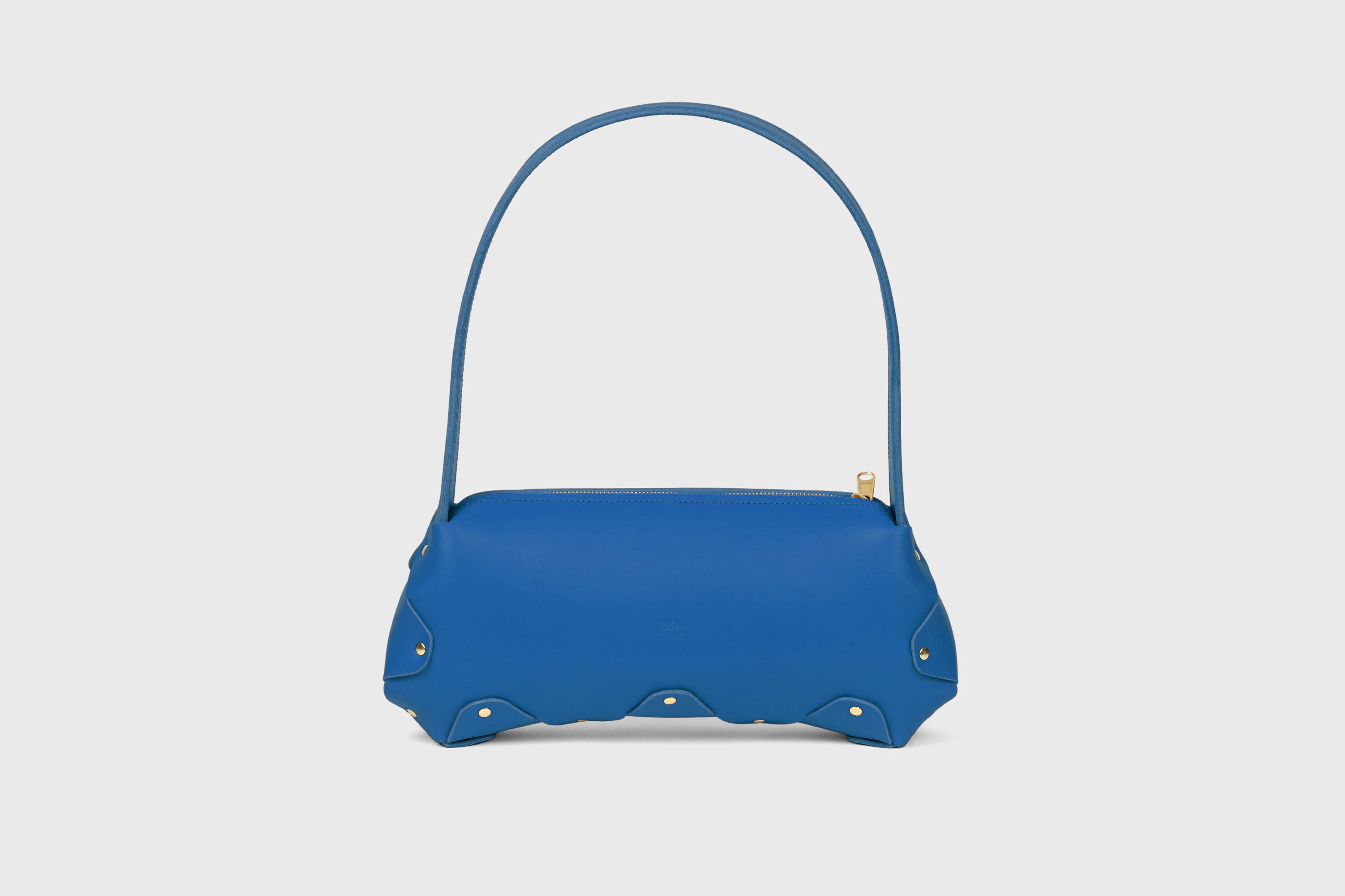Fiona Leather Royal Blue Color Premium Quality Minimalist Design Atelier Madre Manuel Dreesmann Barcelona Spain