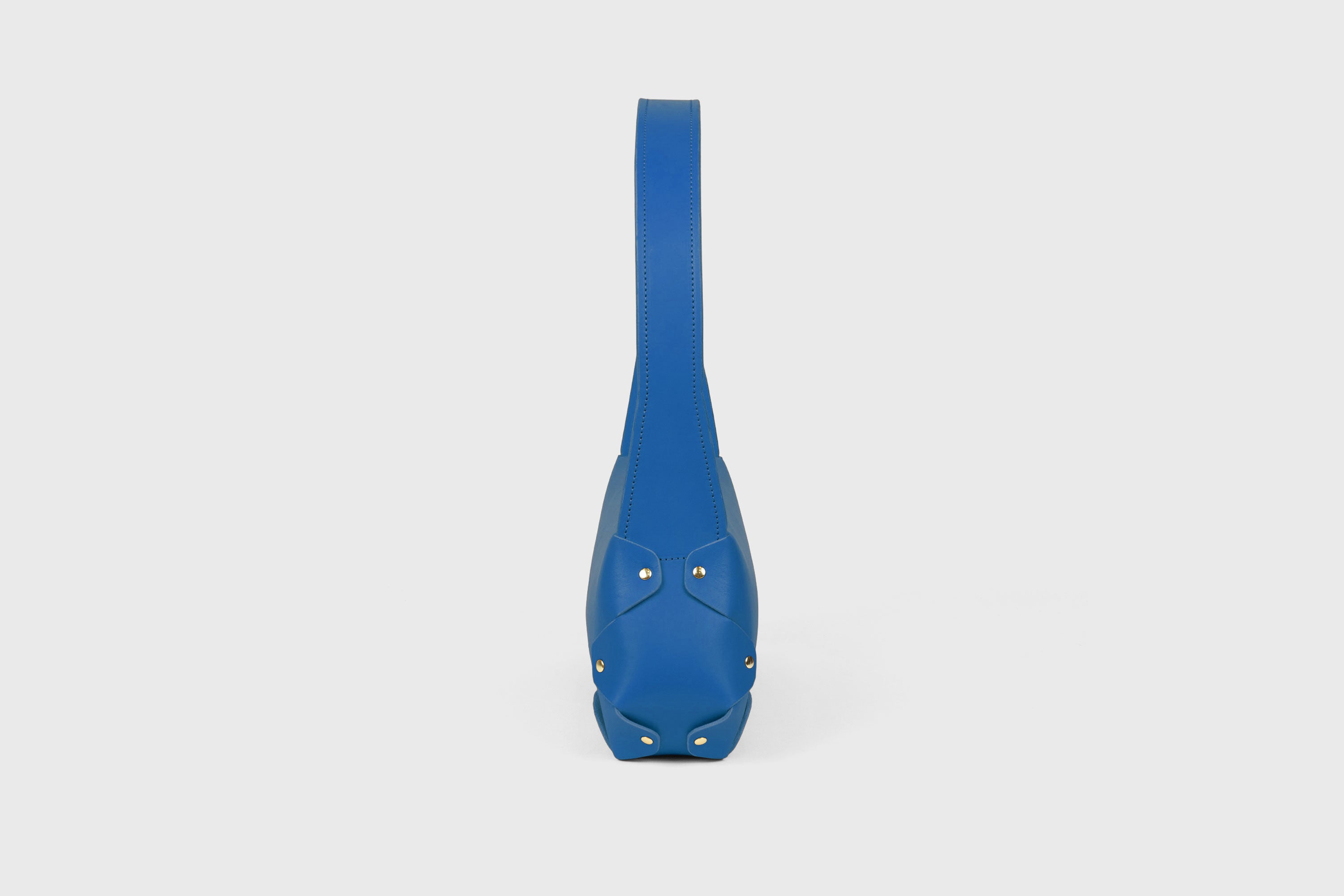 Fiona Leather Royal Blue Color Premium Quality Minimalist Design Atelier Madre Manuel Dreesmann Barcelona Spain