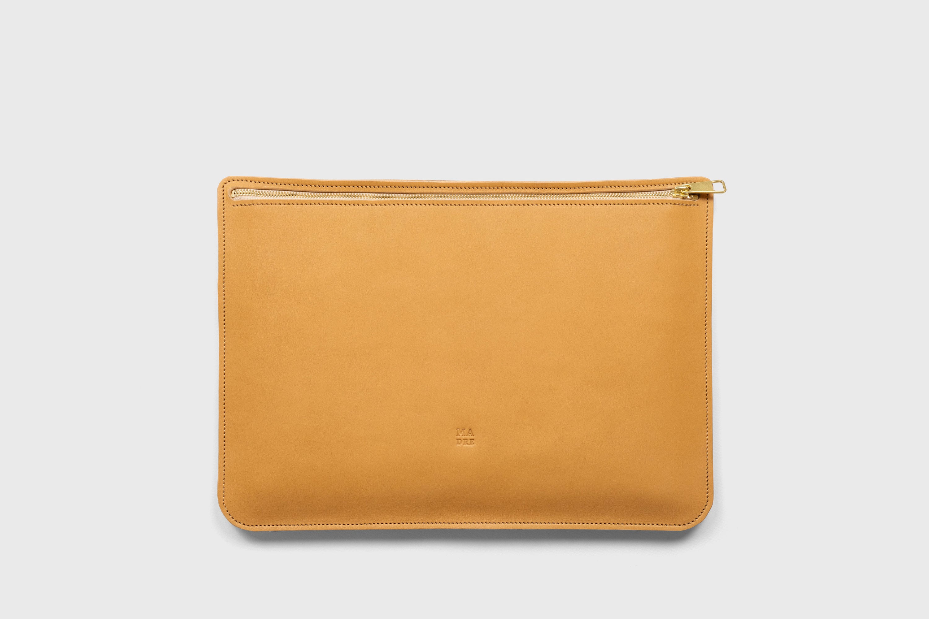 Horizontal Slip Sleeve for MacBook Leather