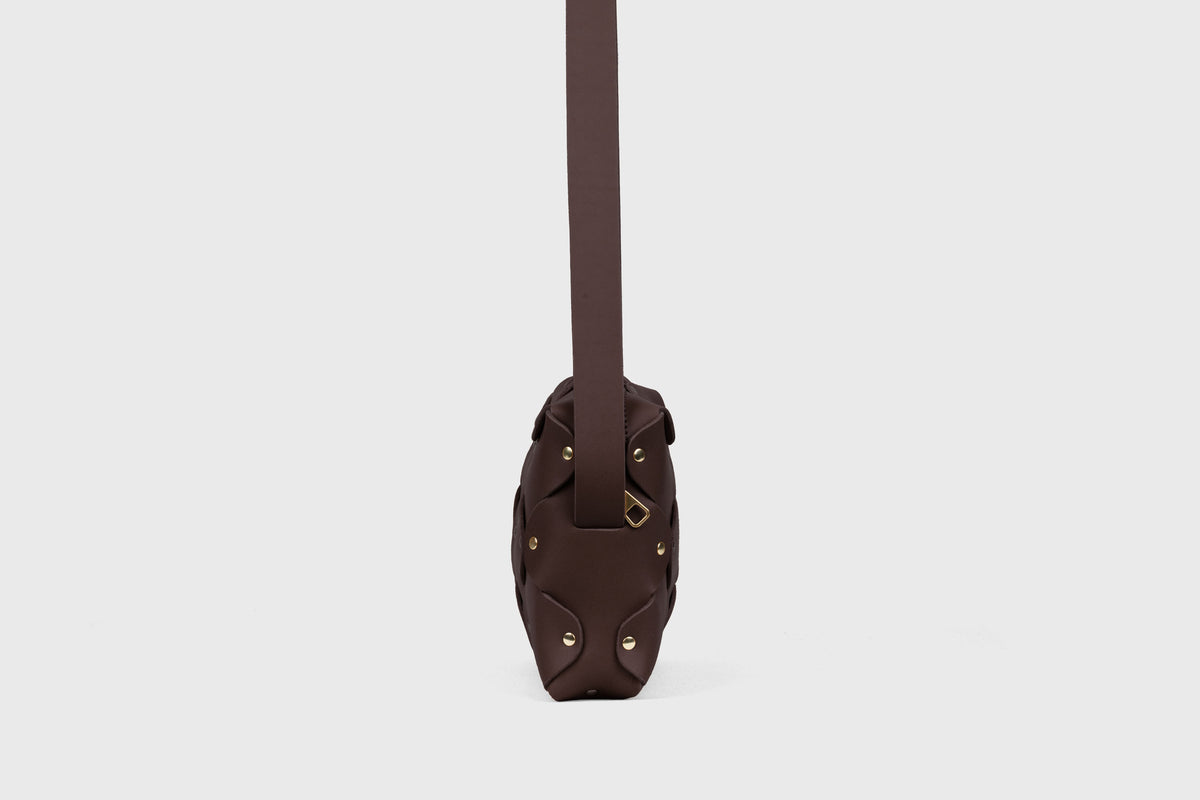 Marlin Bag Chocolate Brown Leather Zipper Crossbody Premium Quality Atelier Madre Manuel Dreesmann Barcelona Spain 3