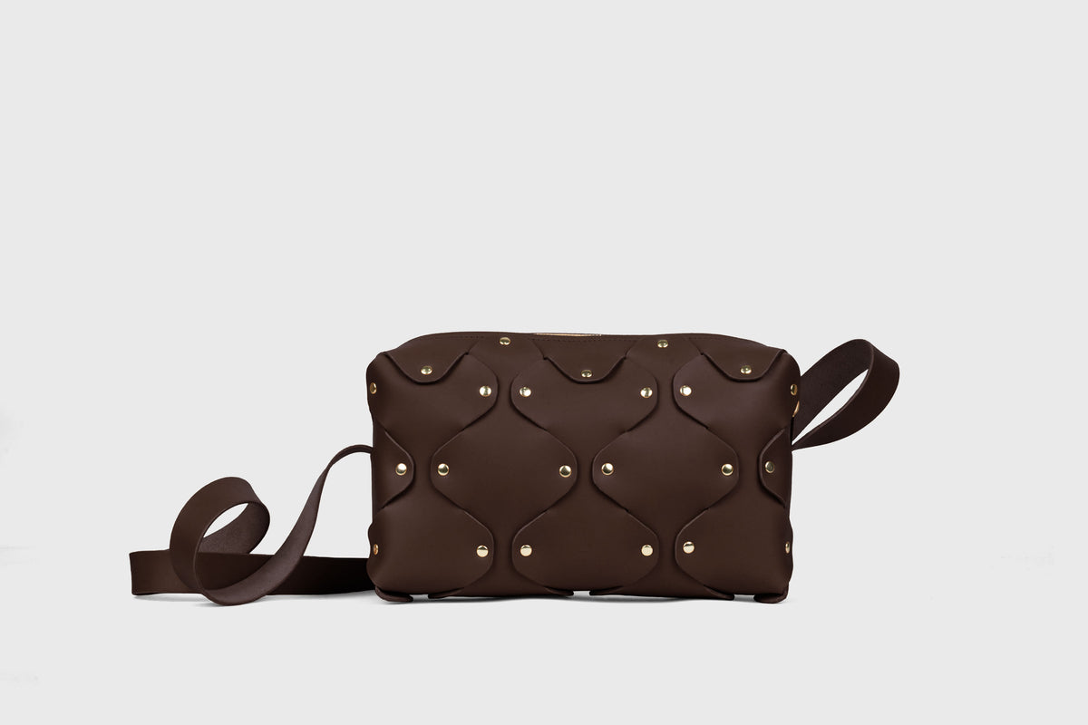 Marlin Bag Chocolate Brown Leather Zipper Crossbody Premium Quality Atelier Madre Manuel Dreesmann Barcelona Spain 5