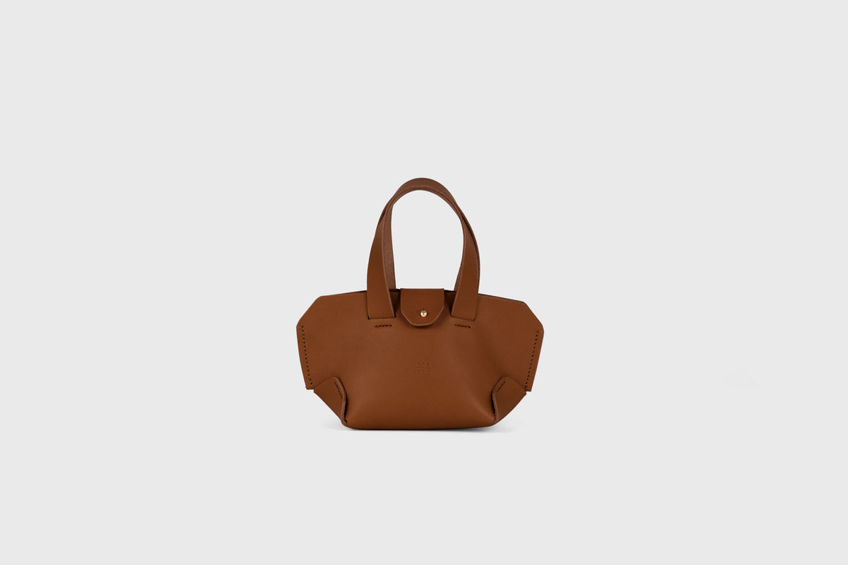 Nano Tote Bag Dark Brown Leather Atelier Madre Manuel Dreesmann Barcelona Spain 2