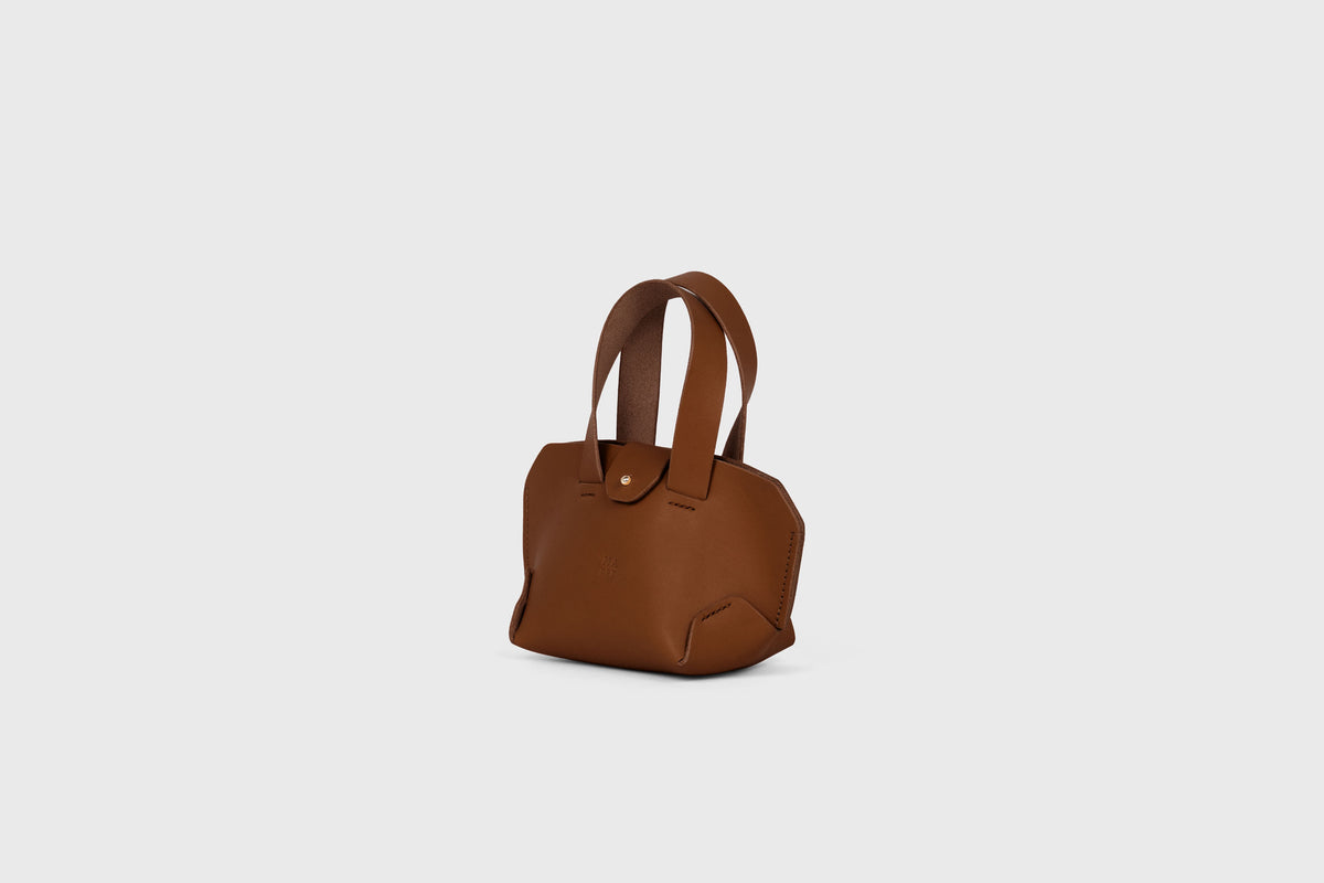 Nano Tote Bag Dark Brown Leather Atelier Madre Manuel Dreesmann Barcelona Spain 5