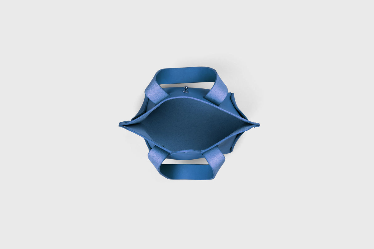 Nano Tote Bag Royal Blue Leather Atelier Madre Manuel Dreesmann Barcelona Spain 4