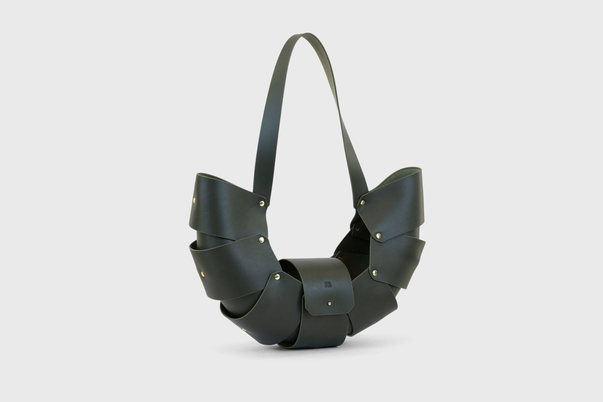 Croissant Crossbody Bag in Brown