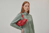 Croissant Bag Red Color Leather On Model Loop Atelier Madre Manuel Dreesmann Barcelona Video