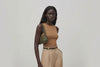 Fiona Bag Small Olive Green Color Leather On Model Video Loop Walking Zipper Shoulder Bag Minimalist Modern Design Premium Quality Atelier Madre Manuel Dreesmann Barcelona
