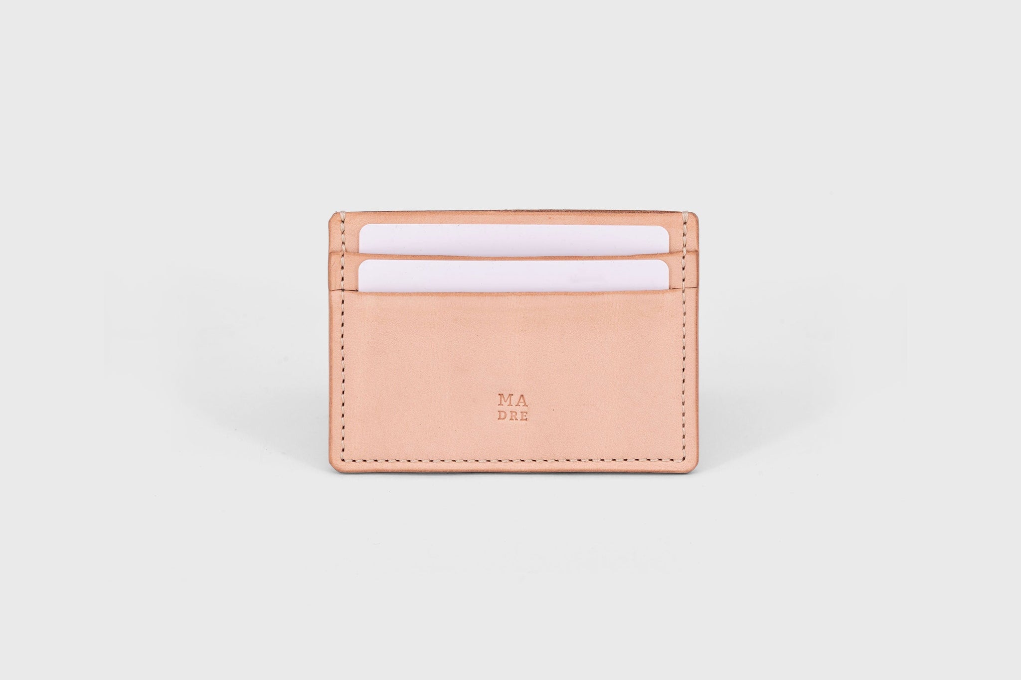 Credit Card Wallet in Natural Leather