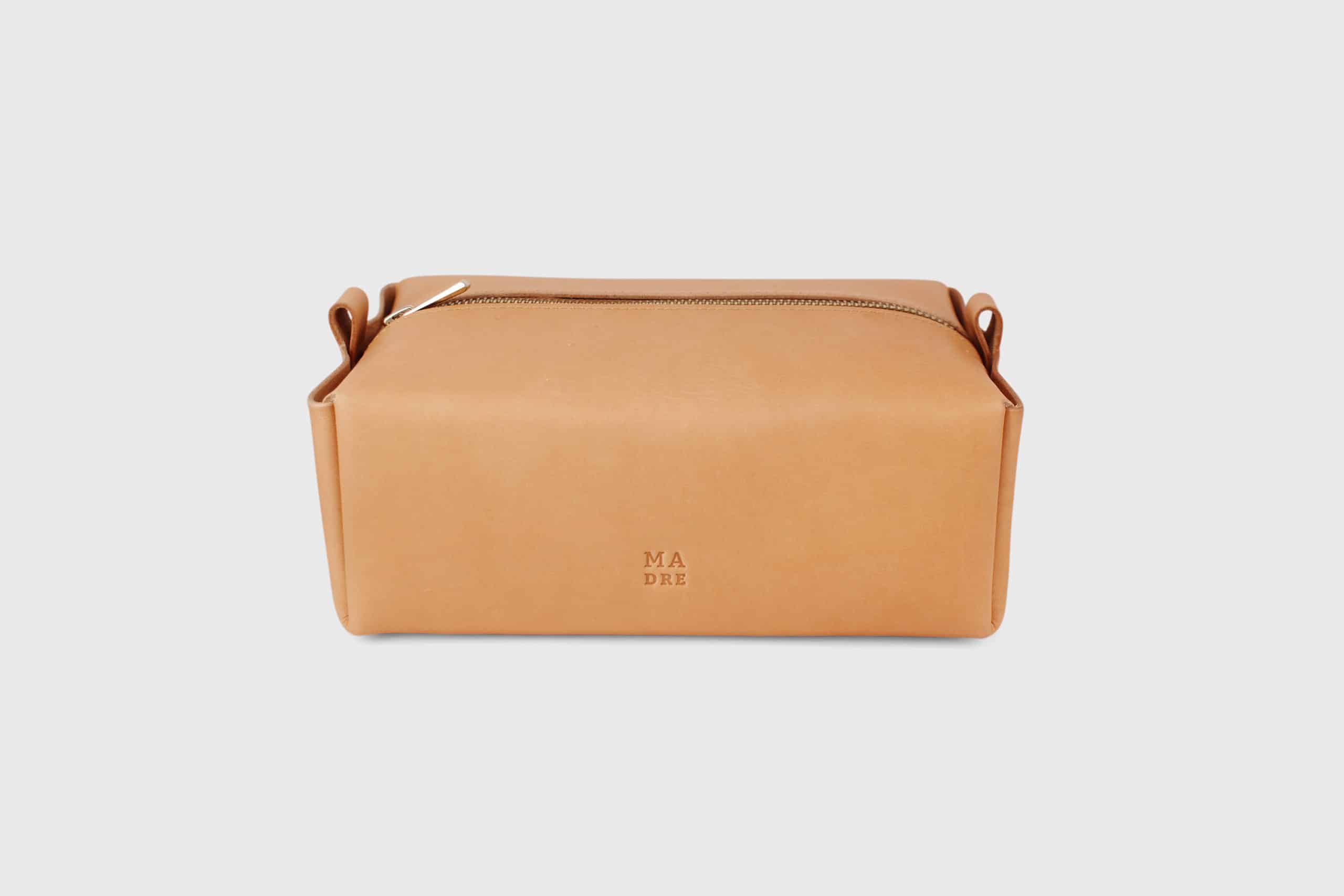 Vachetta leather dopp kit