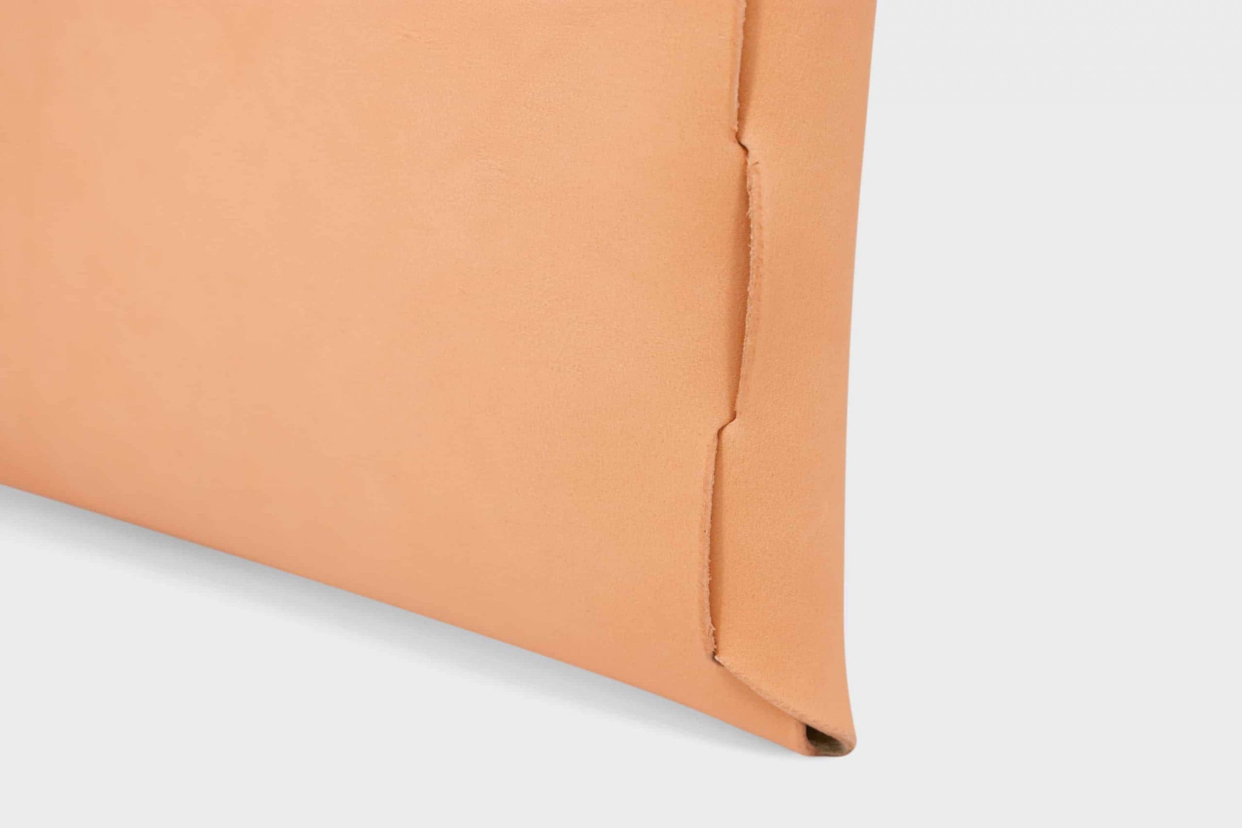 Leather envelop clutch