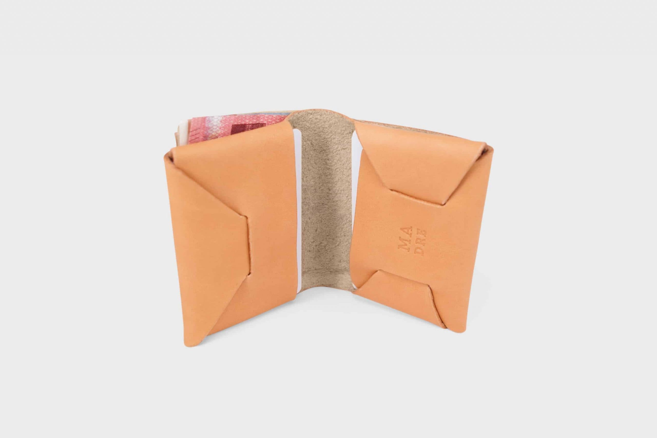 Origami Wallet in Brown Leather